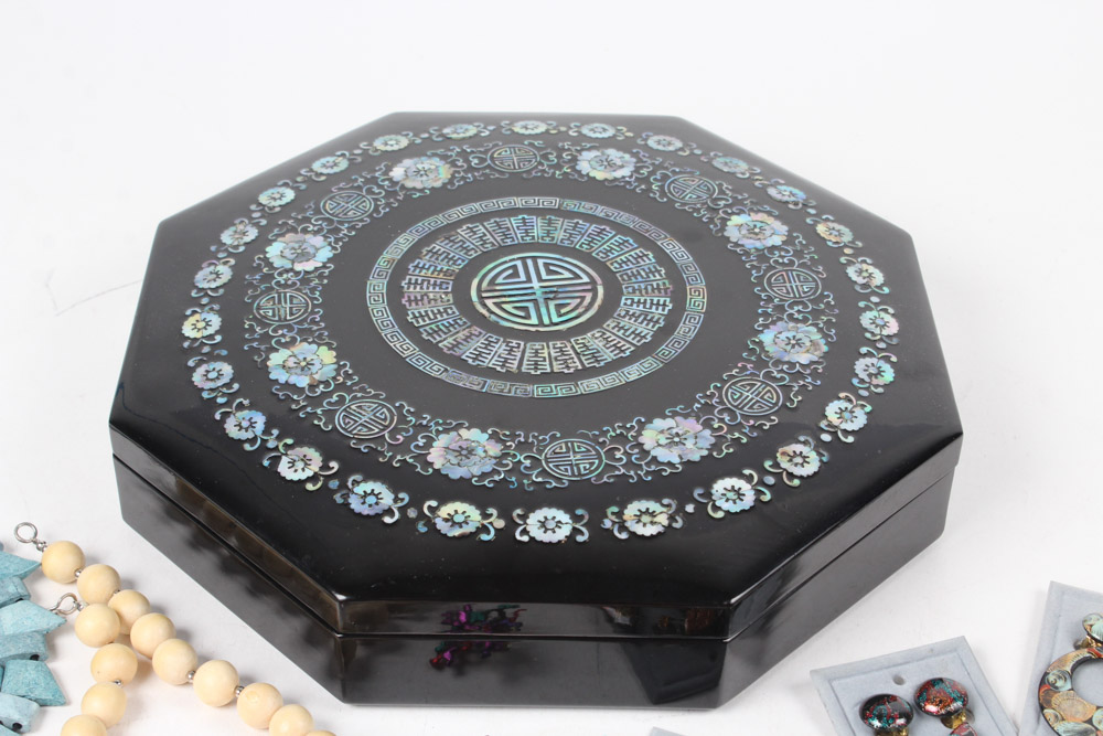 Costume Jewelry and Tray Assortment