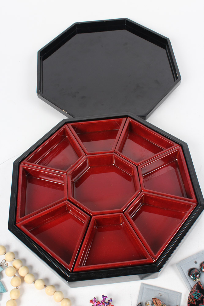 Costume Jewelry and Tray Assortment