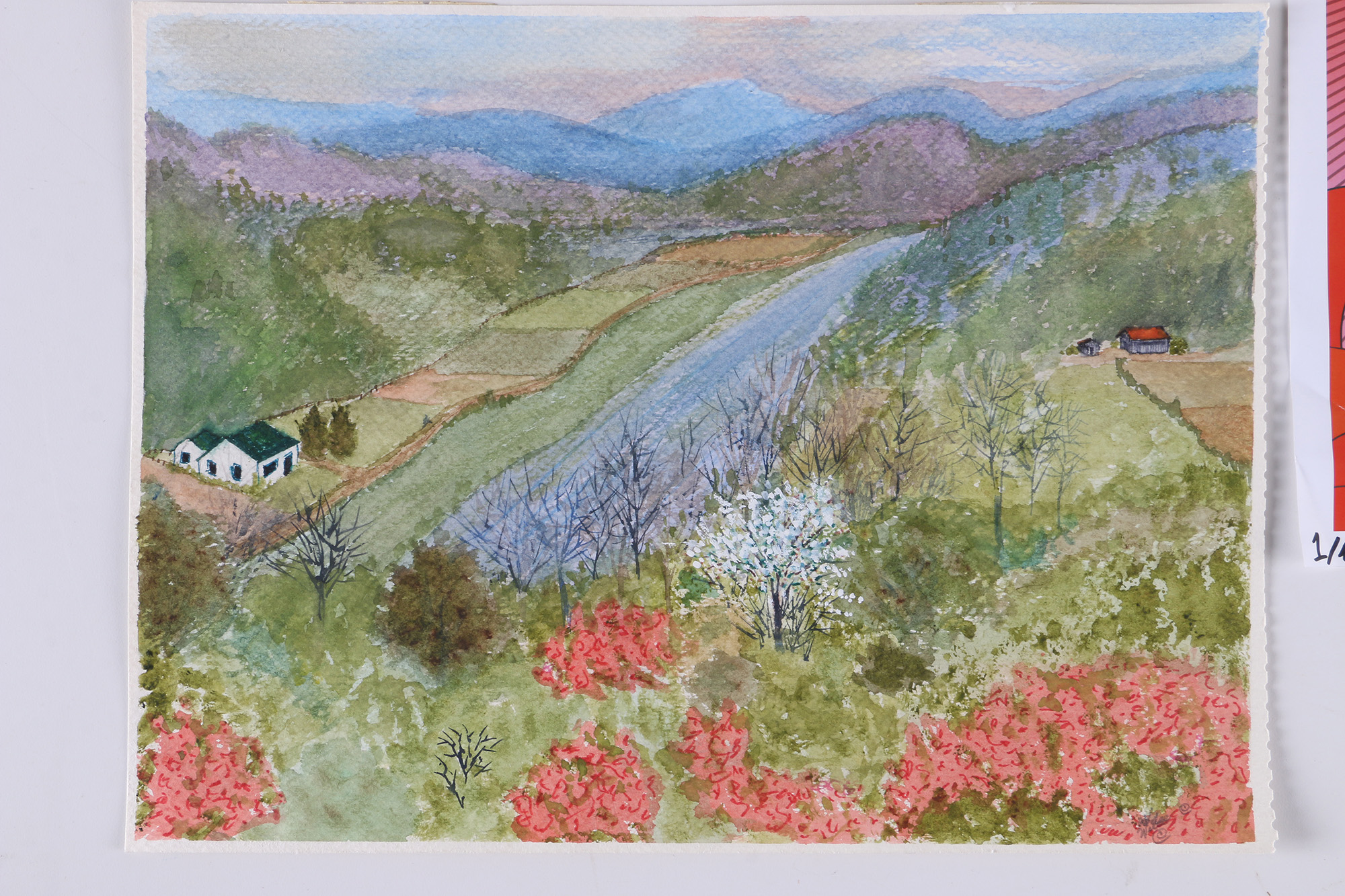 Watercolor Landscape and Limited Edition Prints
