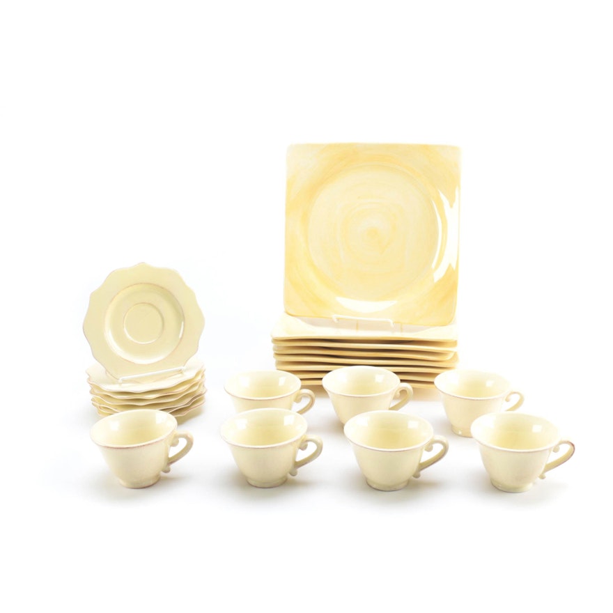 Yellow Dishes Featuring Laurie Gates
