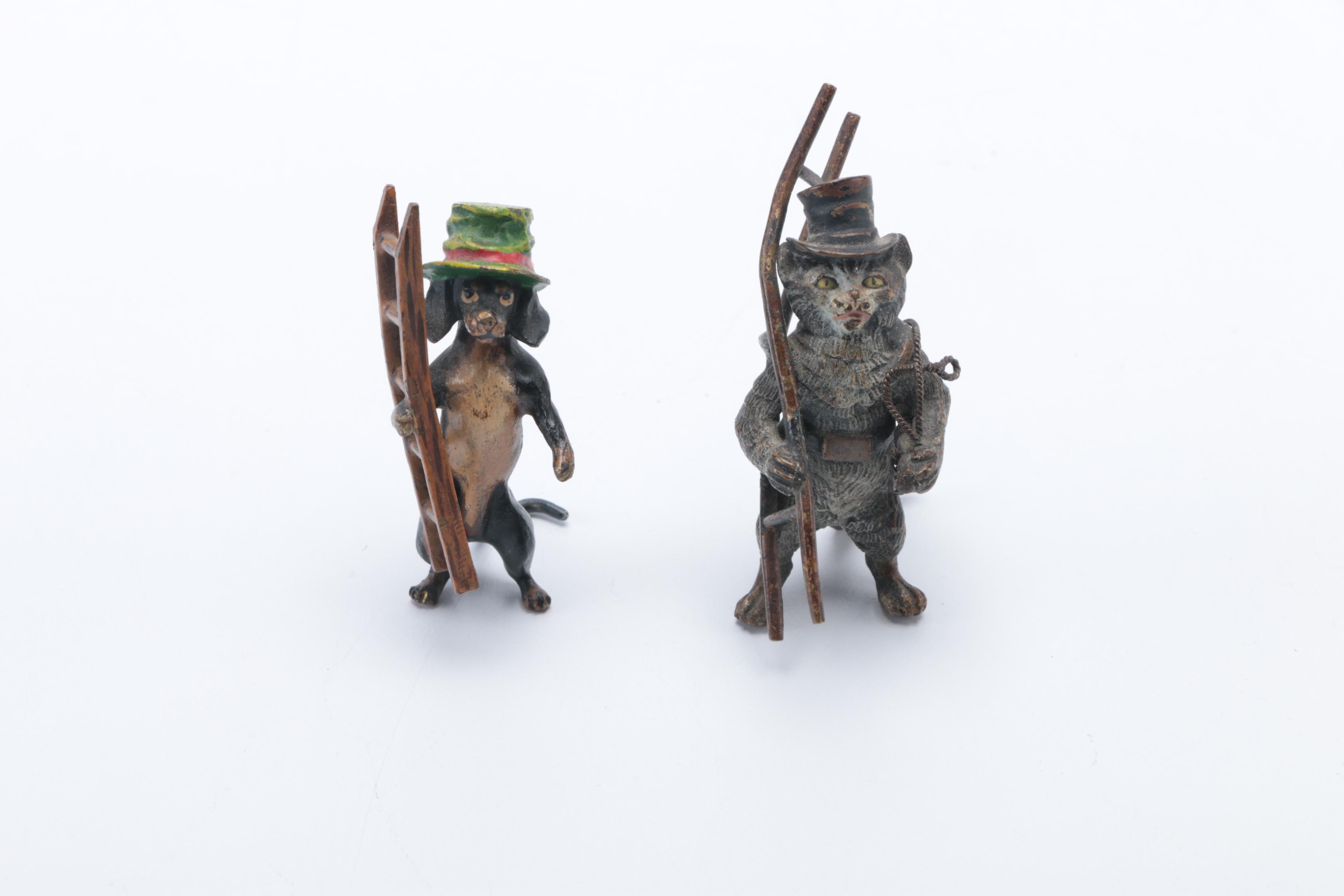 Collection of Miniature Chimney Sweep Figurines