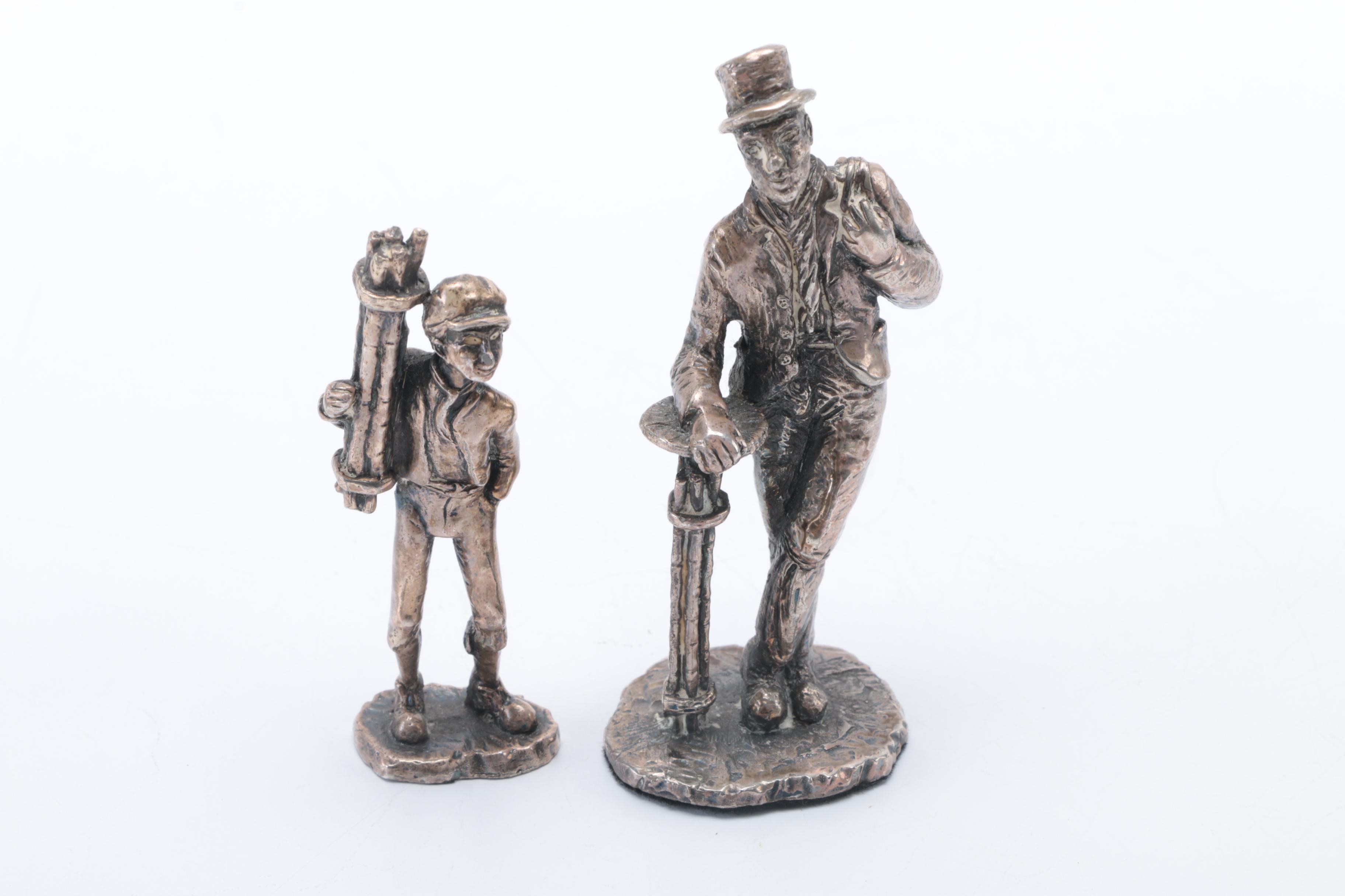 Collection of Miniature Chimney Sweep Figurines
