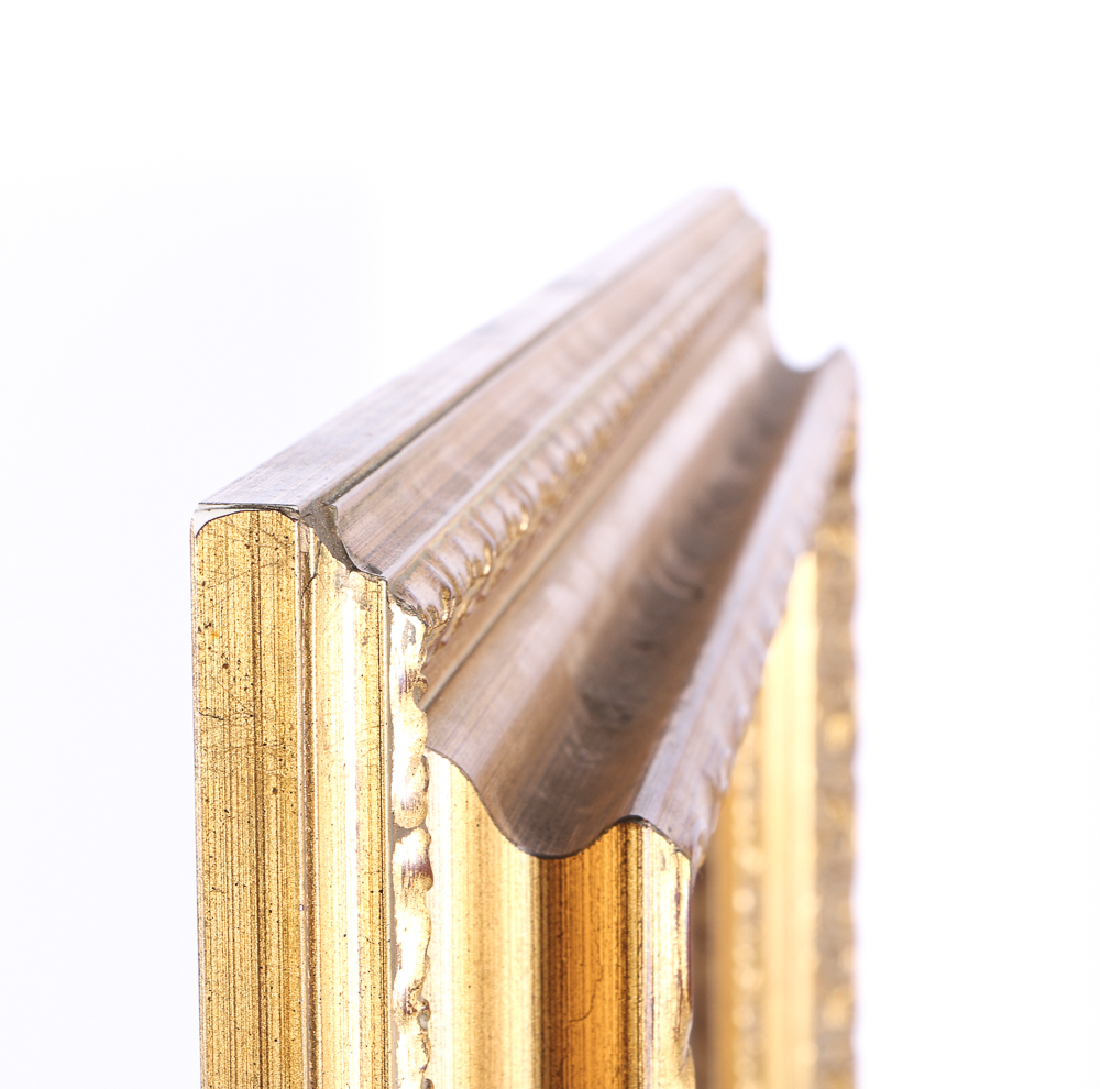 G. Monnin Oil Painting on Canvas Woman with a Flower