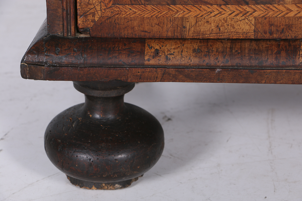 Antique English William and Mary Slant Front Desk, Circa 1730