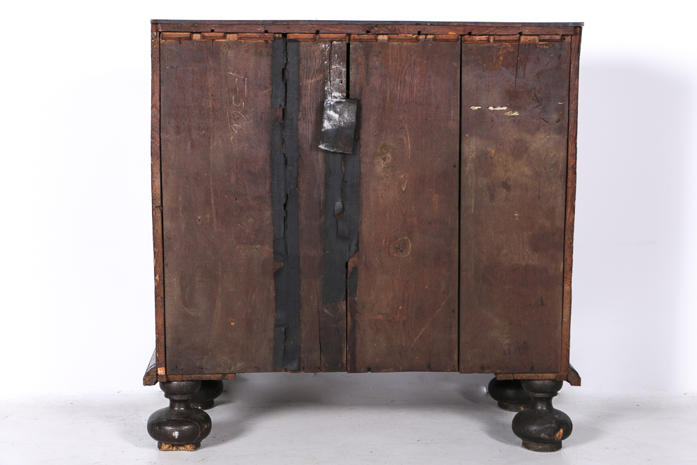 Antique English William and Mary Slant Front Desk, Circa 1730