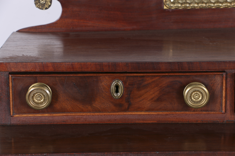 Antique Empire Mahogany Chest With Seven Drawers