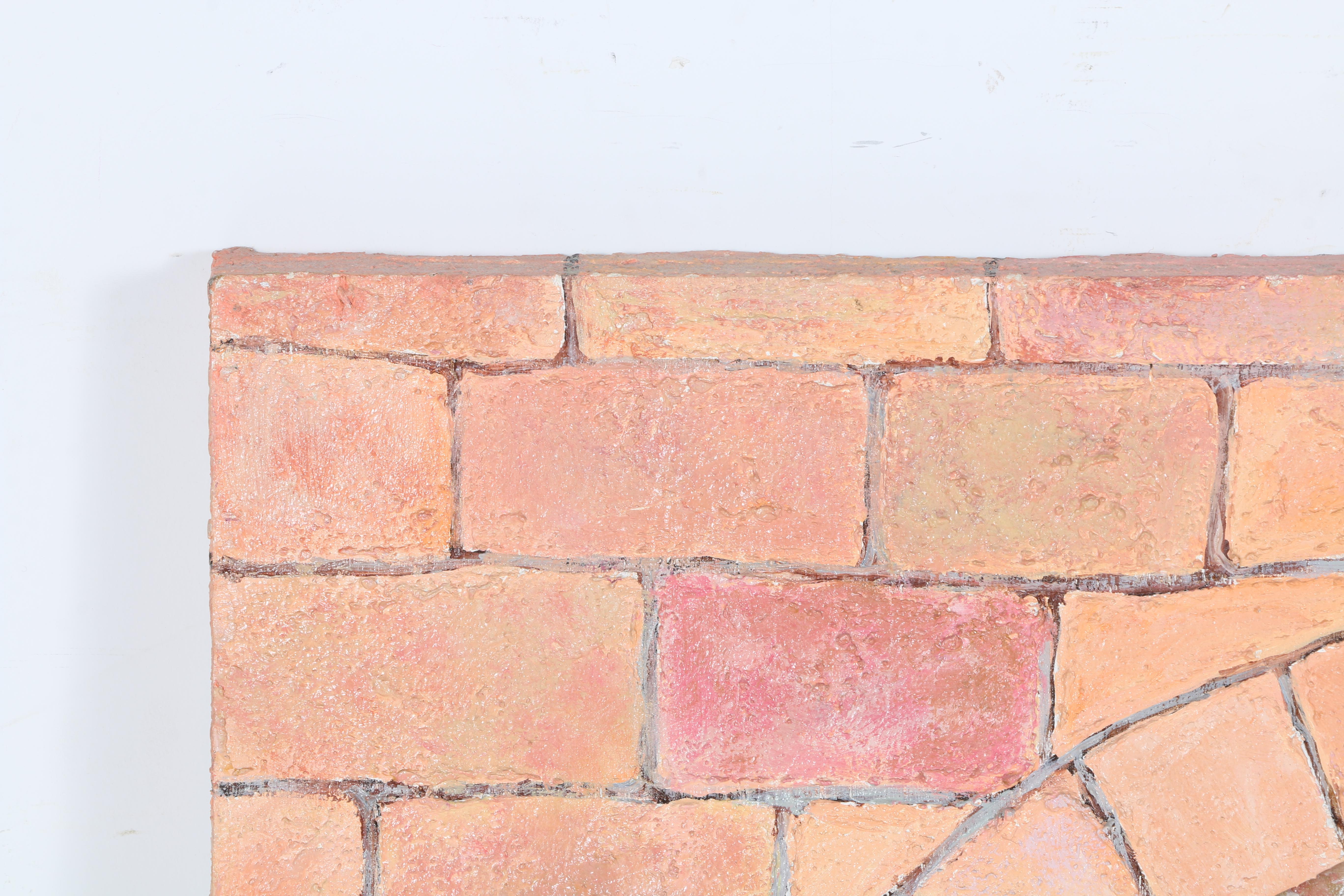 Vedanta Acrylic Painting on Canvas of Townscape