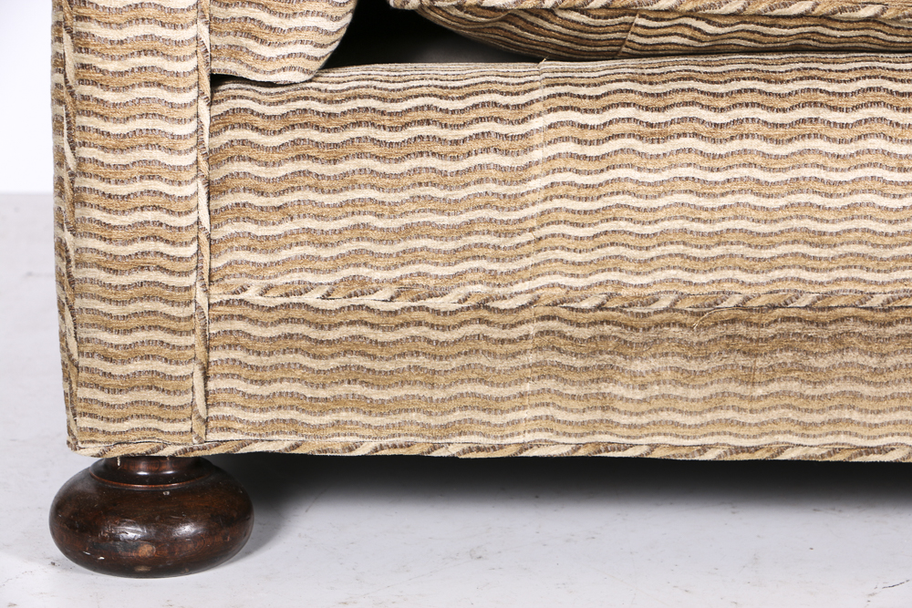 Antique Chesterfield Sofa in Later Upholstery