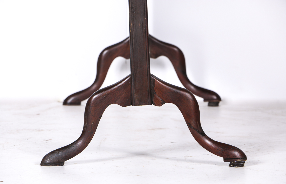 Antique Queen Anne Style Room Divider With East Asian Embroidery Panel