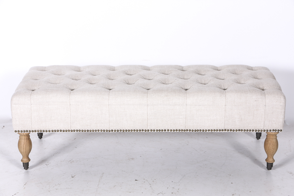 "Tufted Bench" by Restoration Hardware