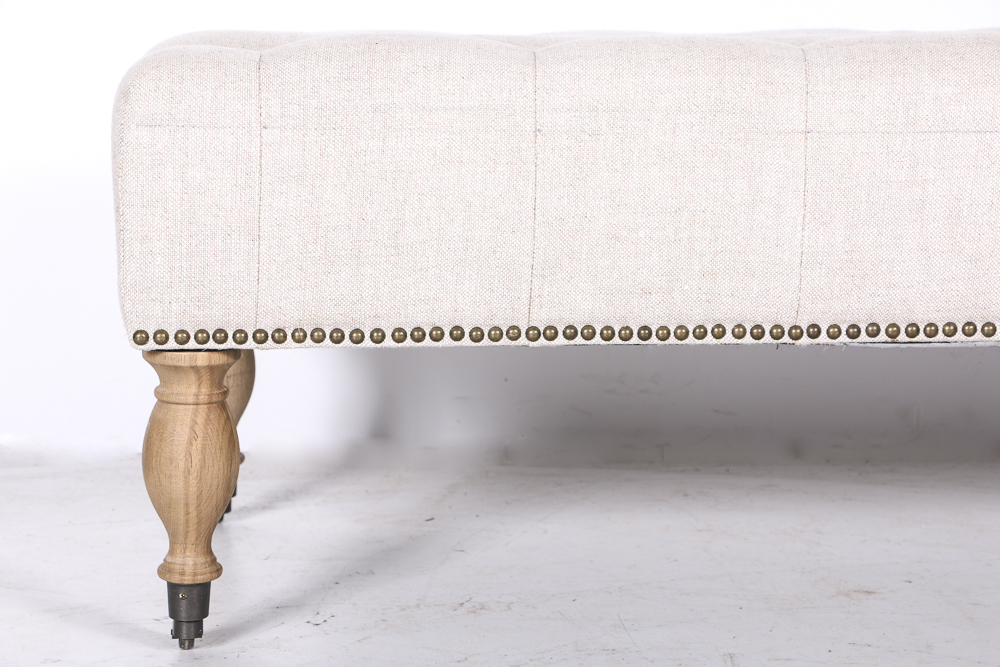 "Tufted Bench" by Restoration Hardware