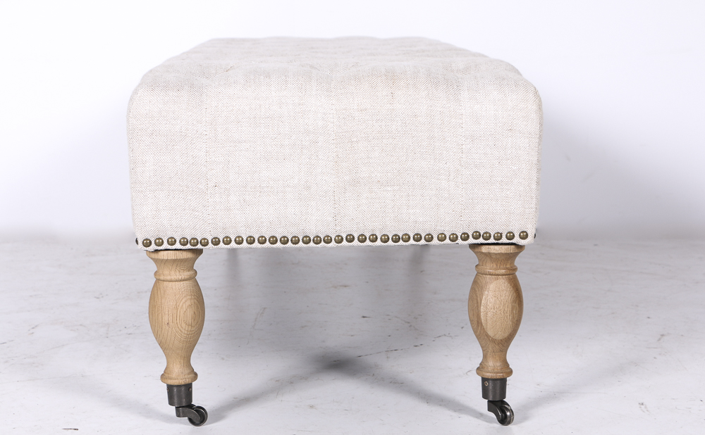 "Tufted Bench" by Restoration Hardware