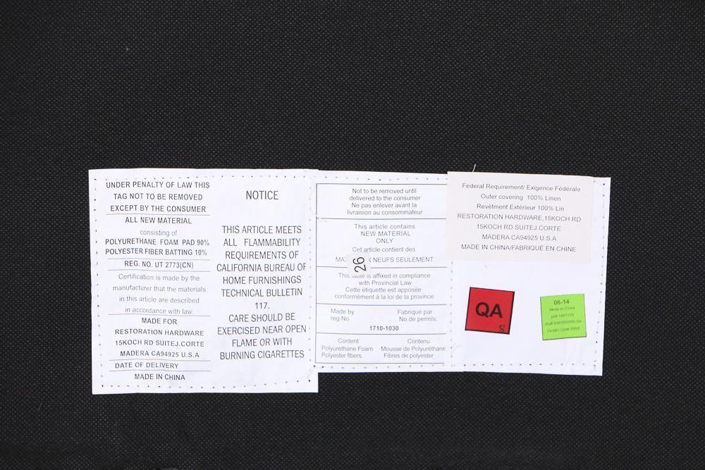 "Tufted Bench" by Restoration Hardware