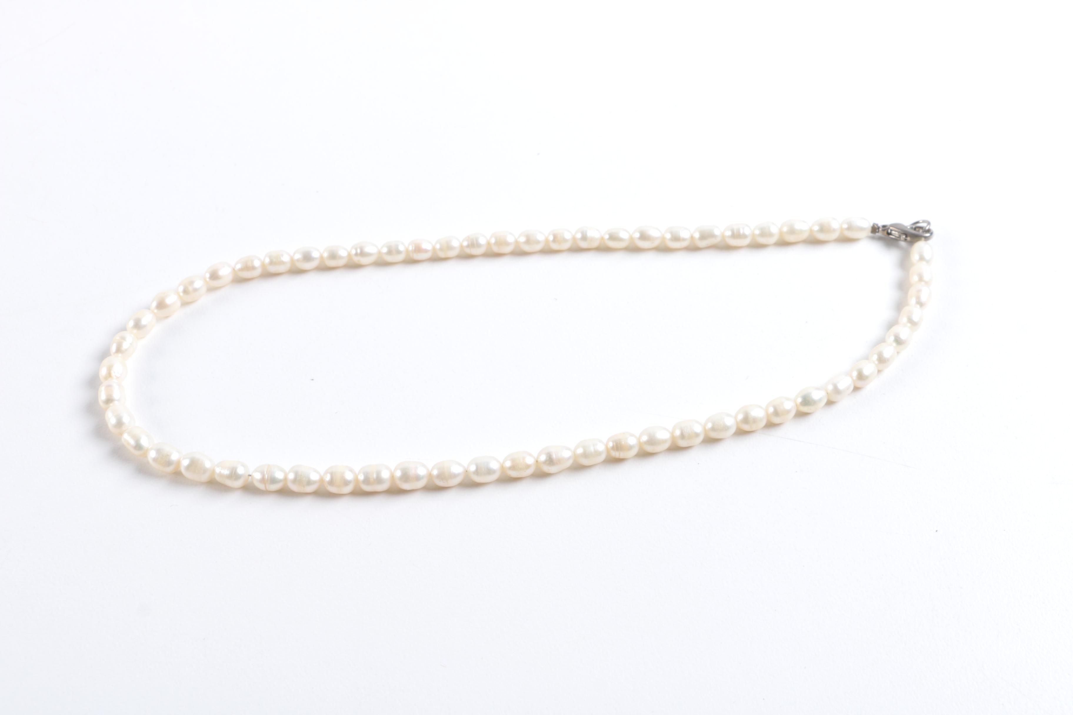 Sterling Silver Jewelry Including Mabe and Freshwater Pearl