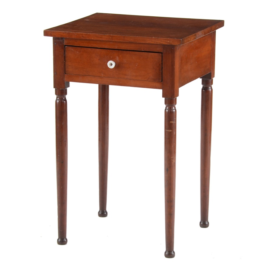 1840s Cherry End Table