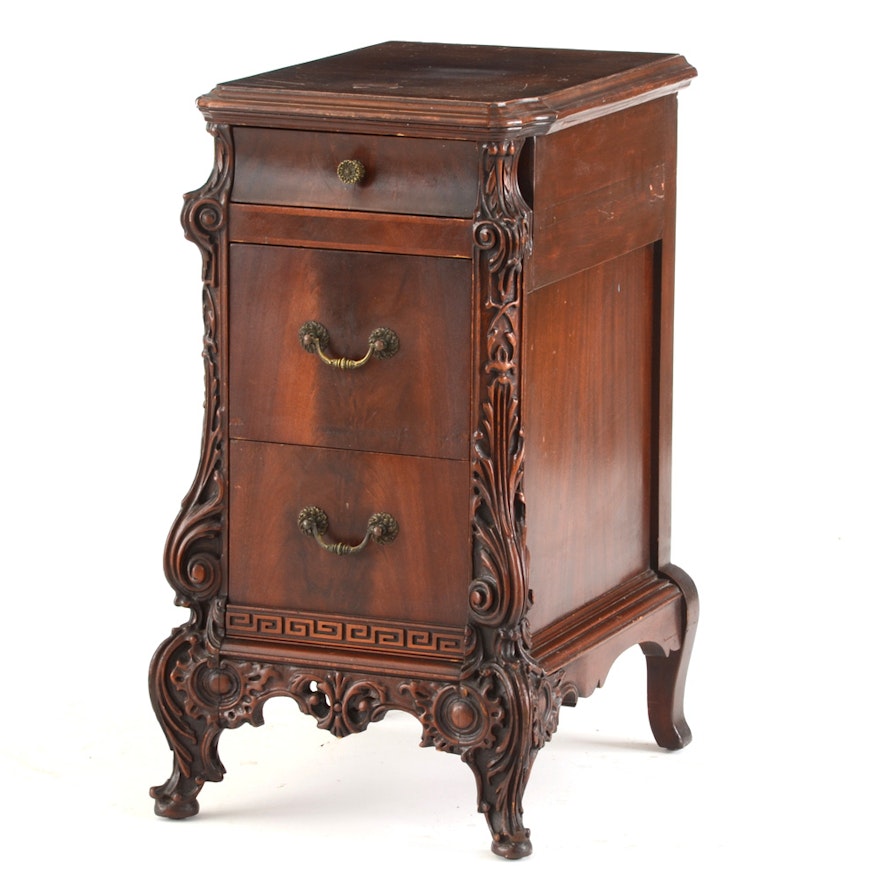 Rococo Revival Style Nighstand