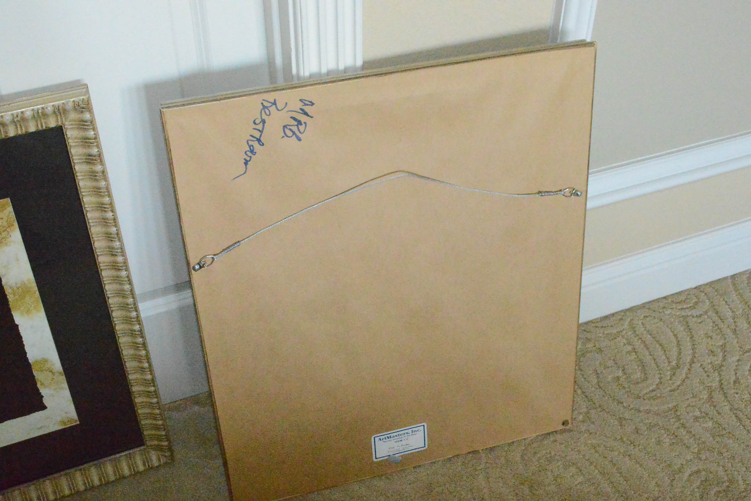 Framed Foiled Leaf Prints