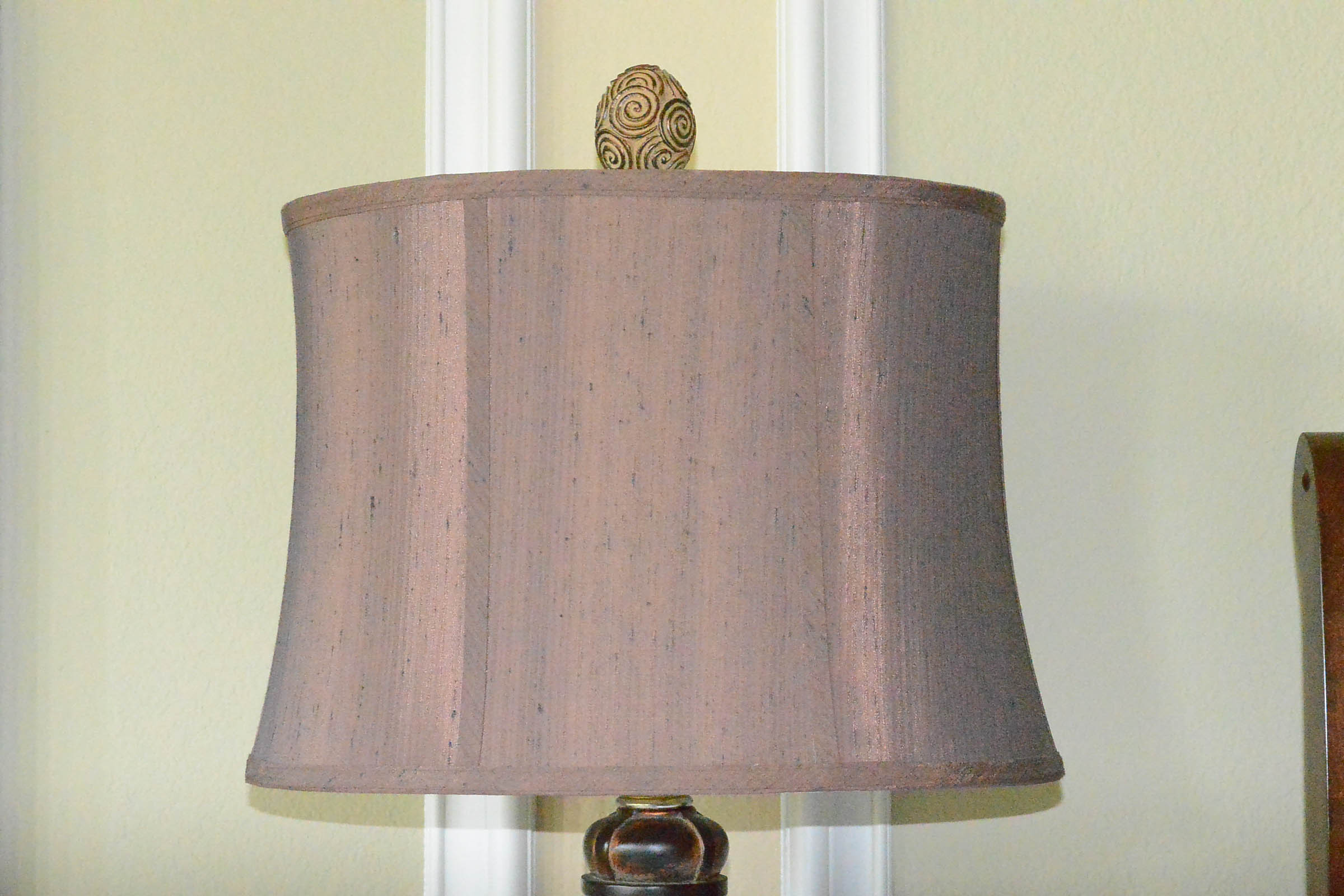 Pair of Matching Lamps with Swirl Designs
