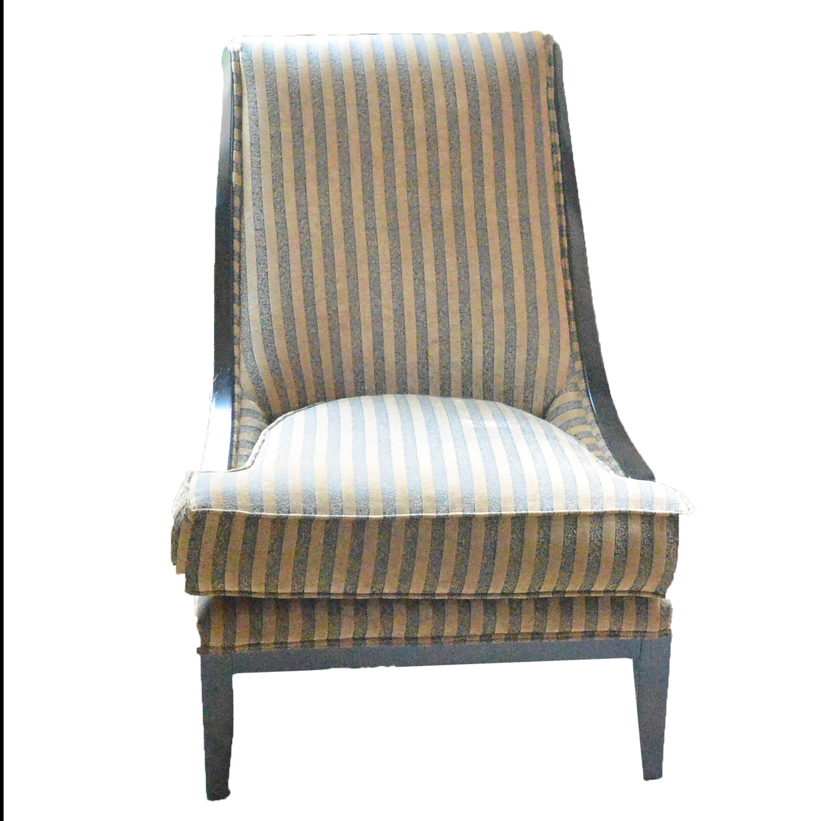 Striped Accent Chair