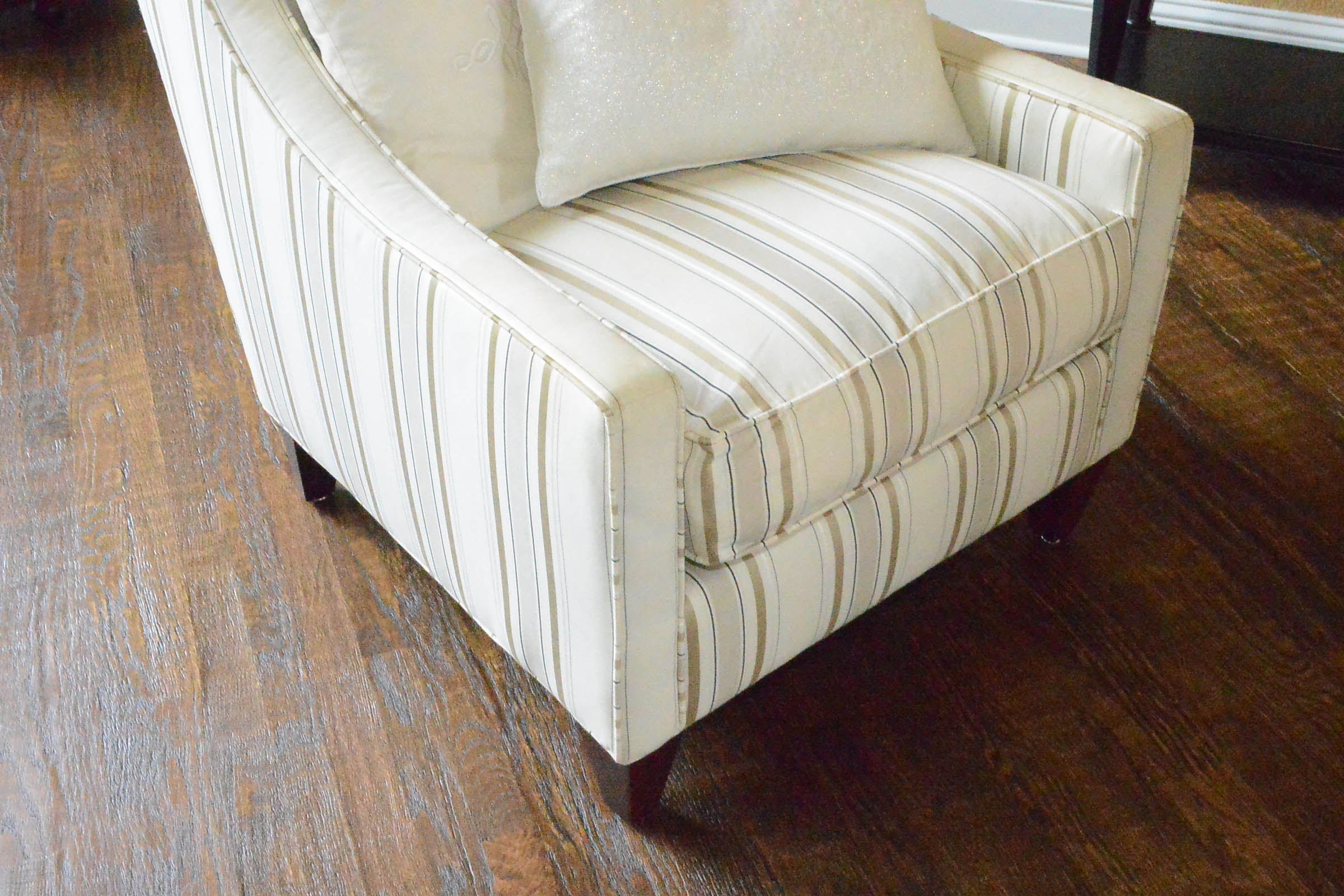 Robin Bruce Striped Upholstered Chair