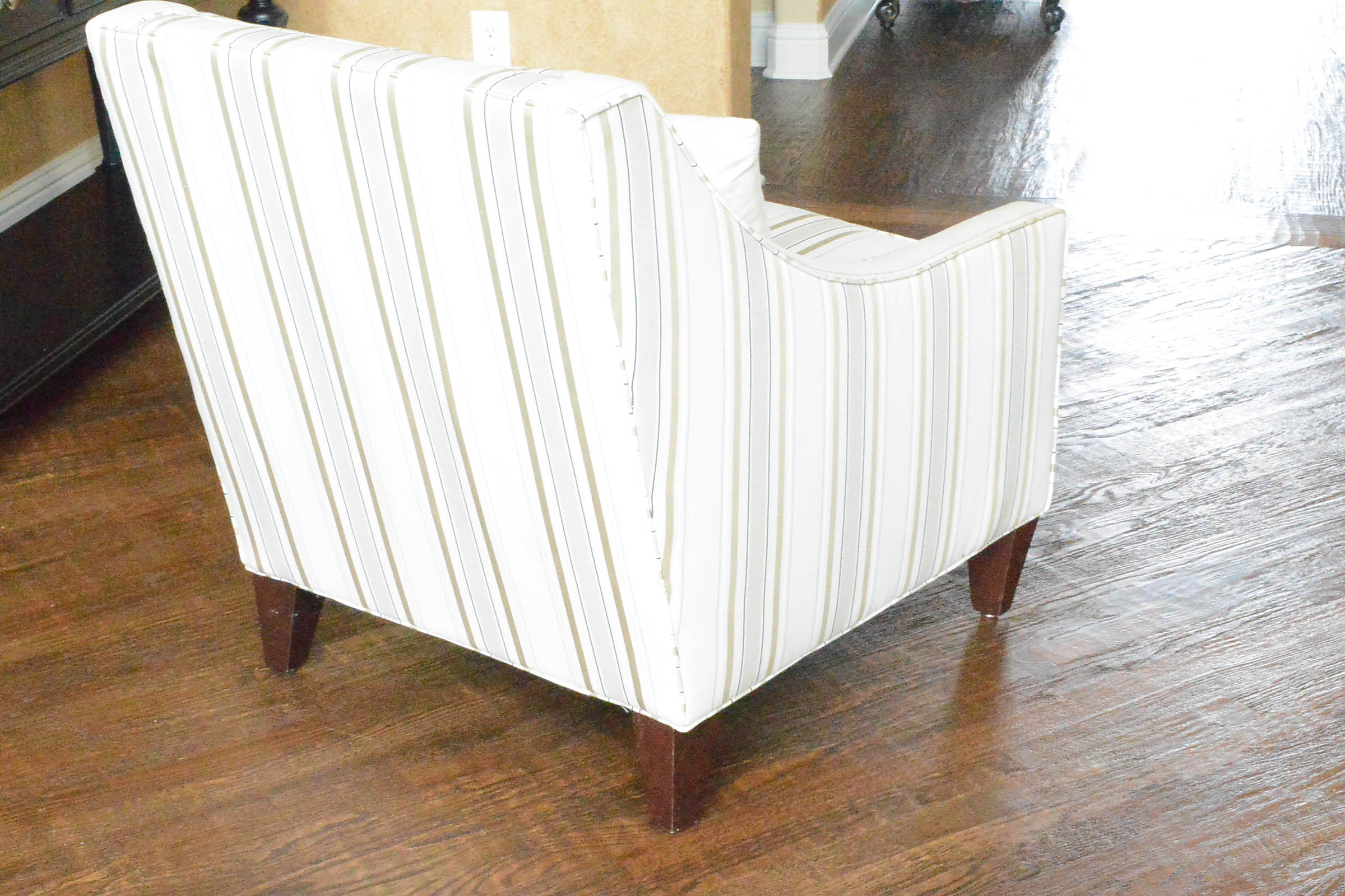 Robin Bruce Striped Upholstered Chair