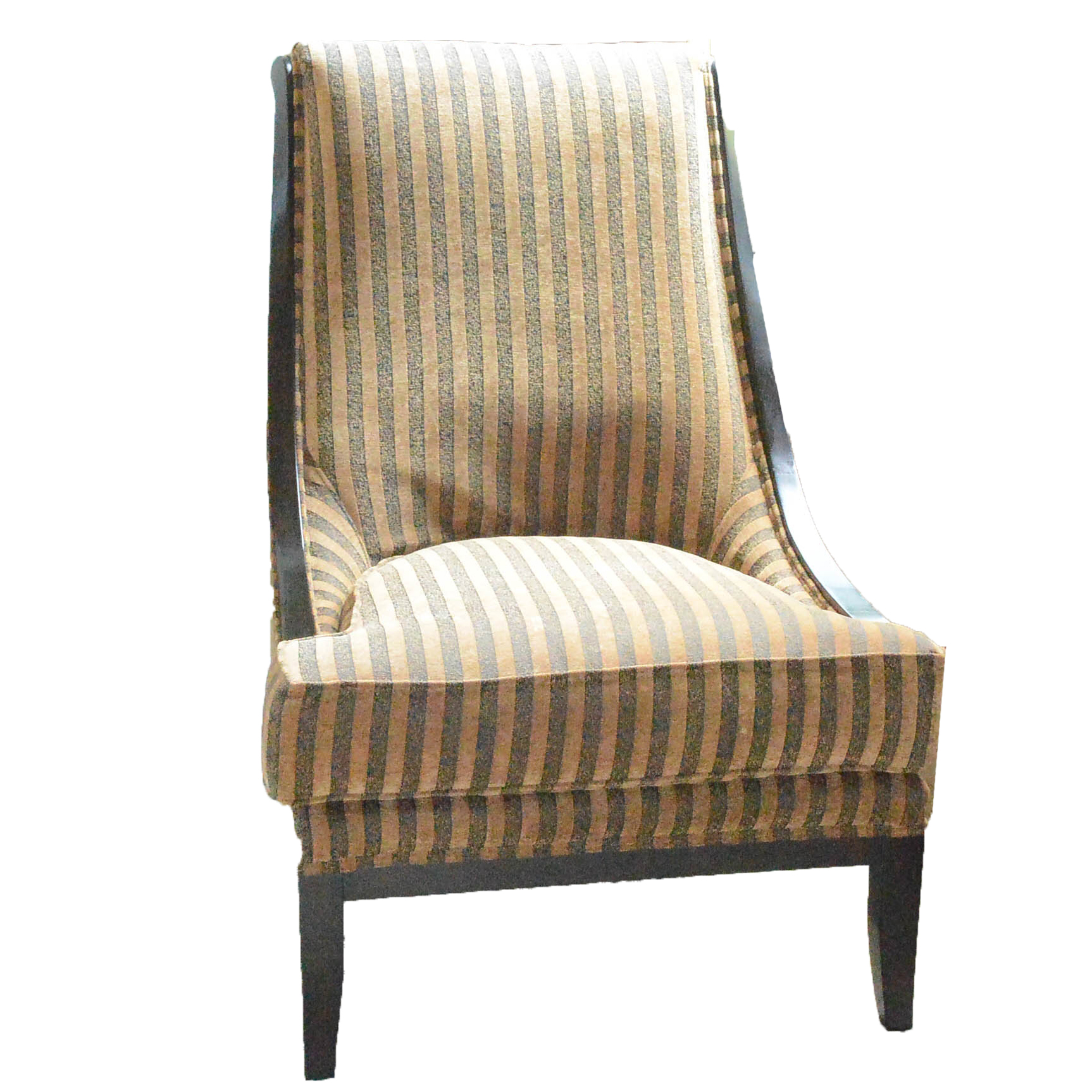 Striped Accent Chair