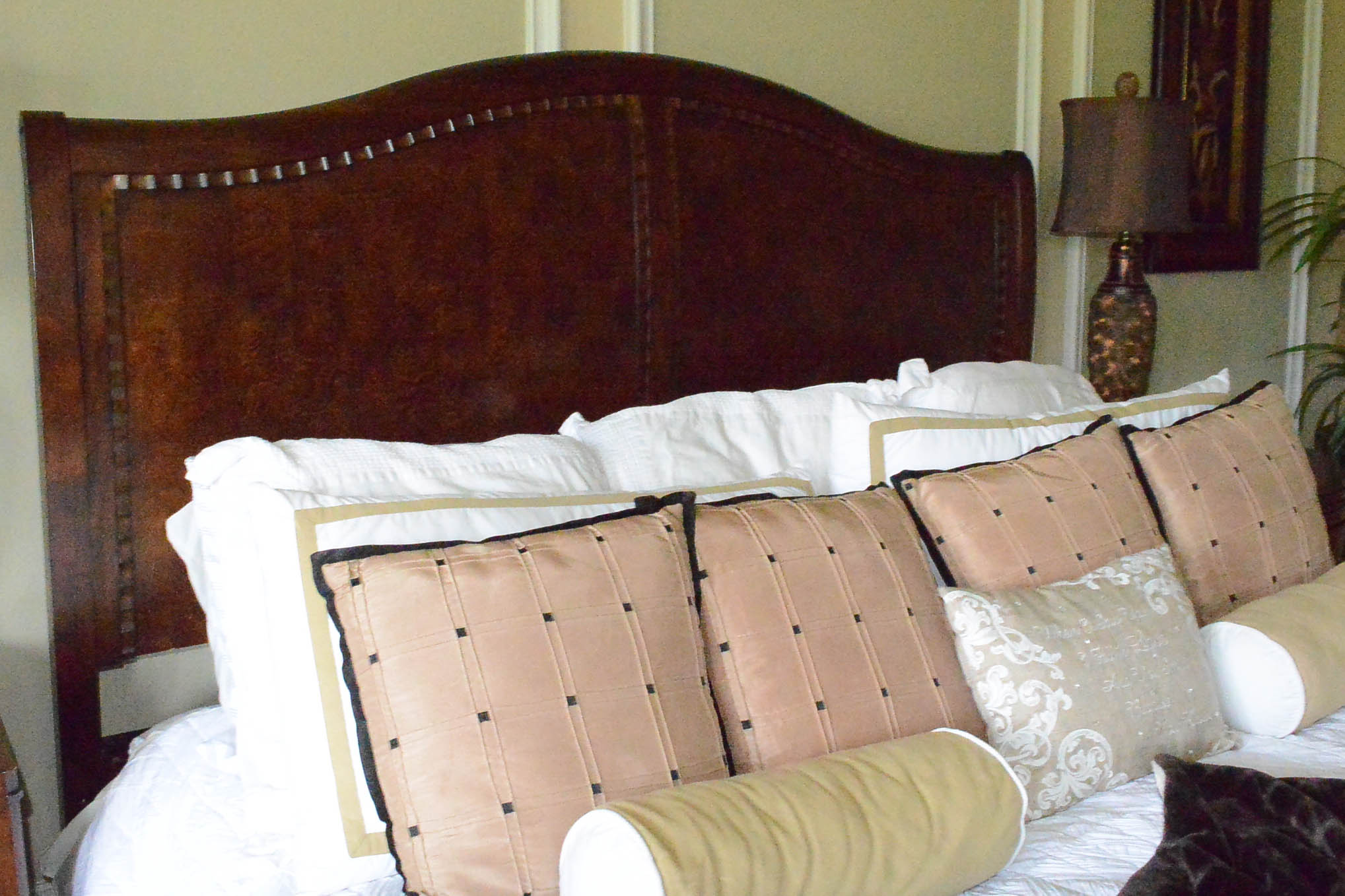 King Size Wooden Headboard