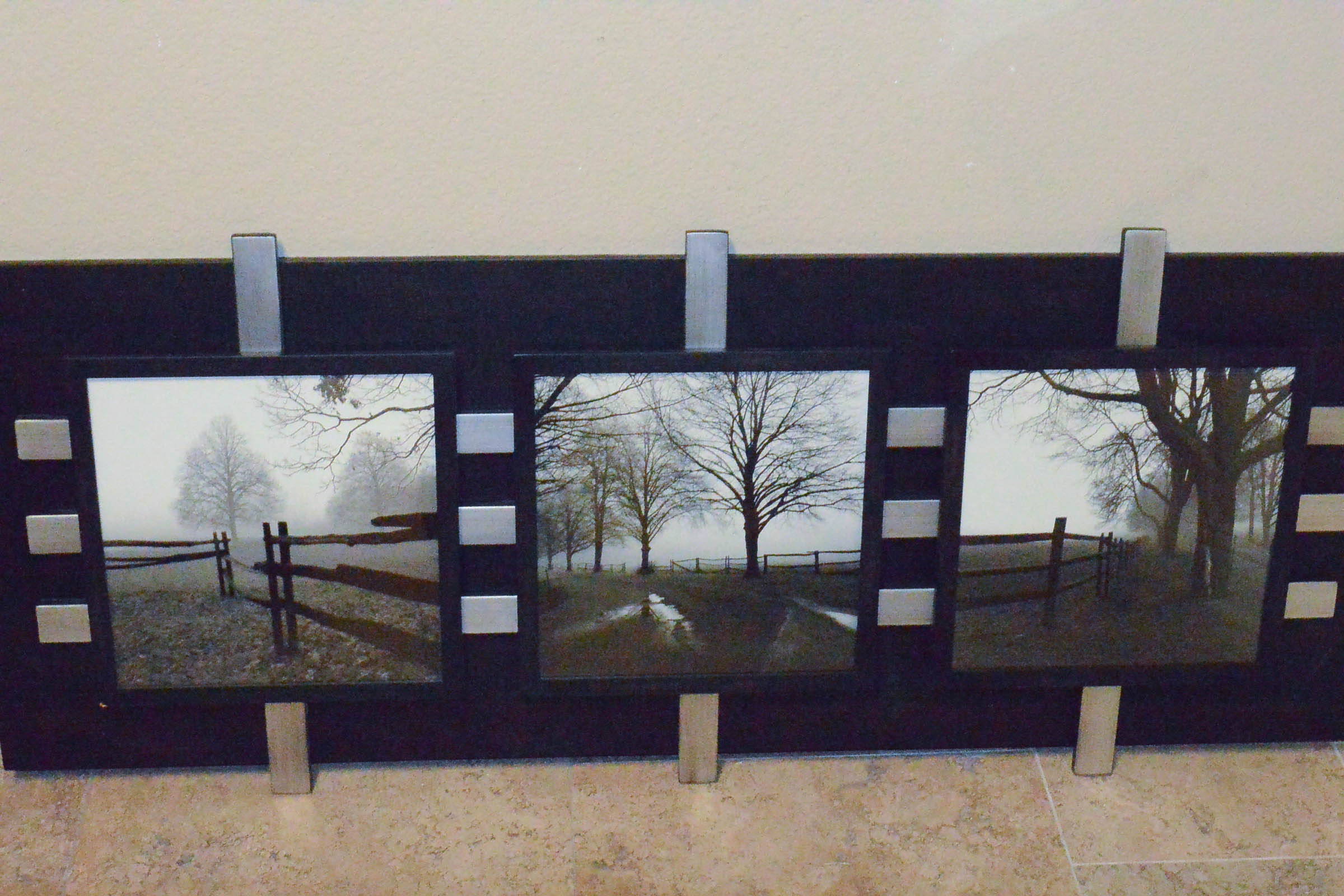 Black and White Photographic Print Triptych