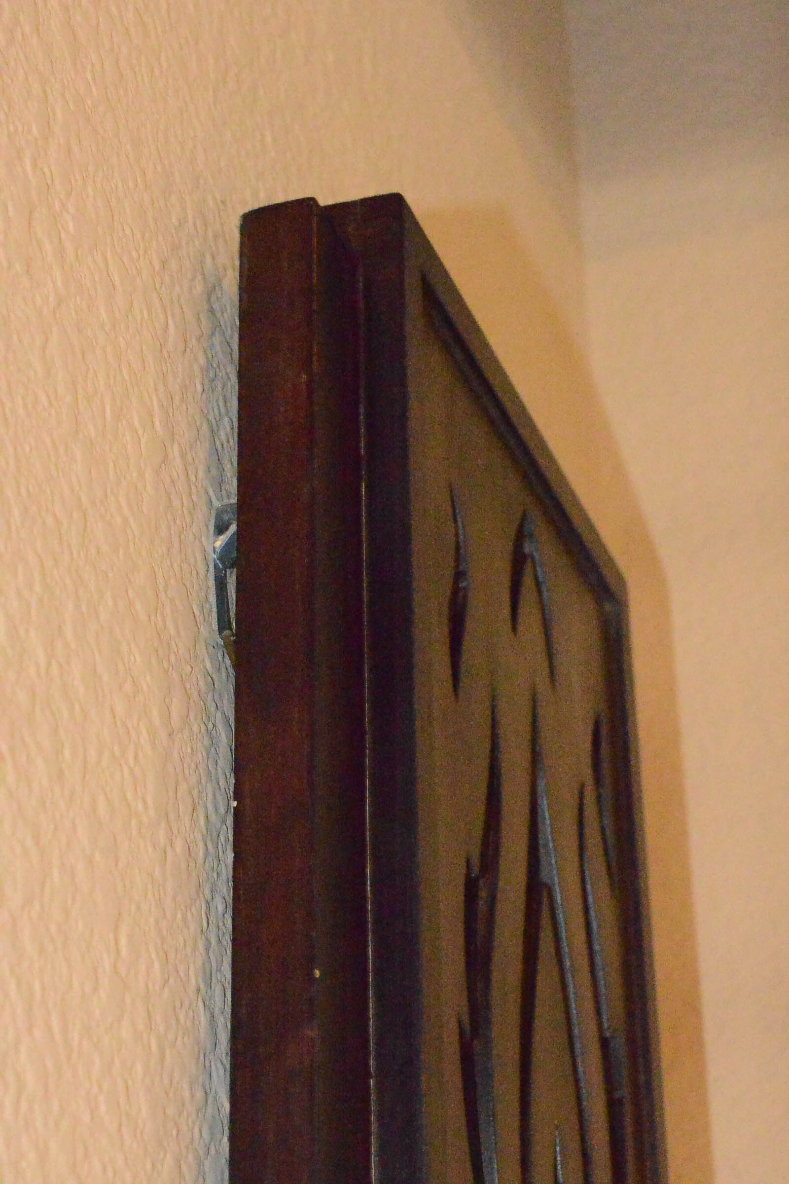 Pair of Carved Wooden Plaques