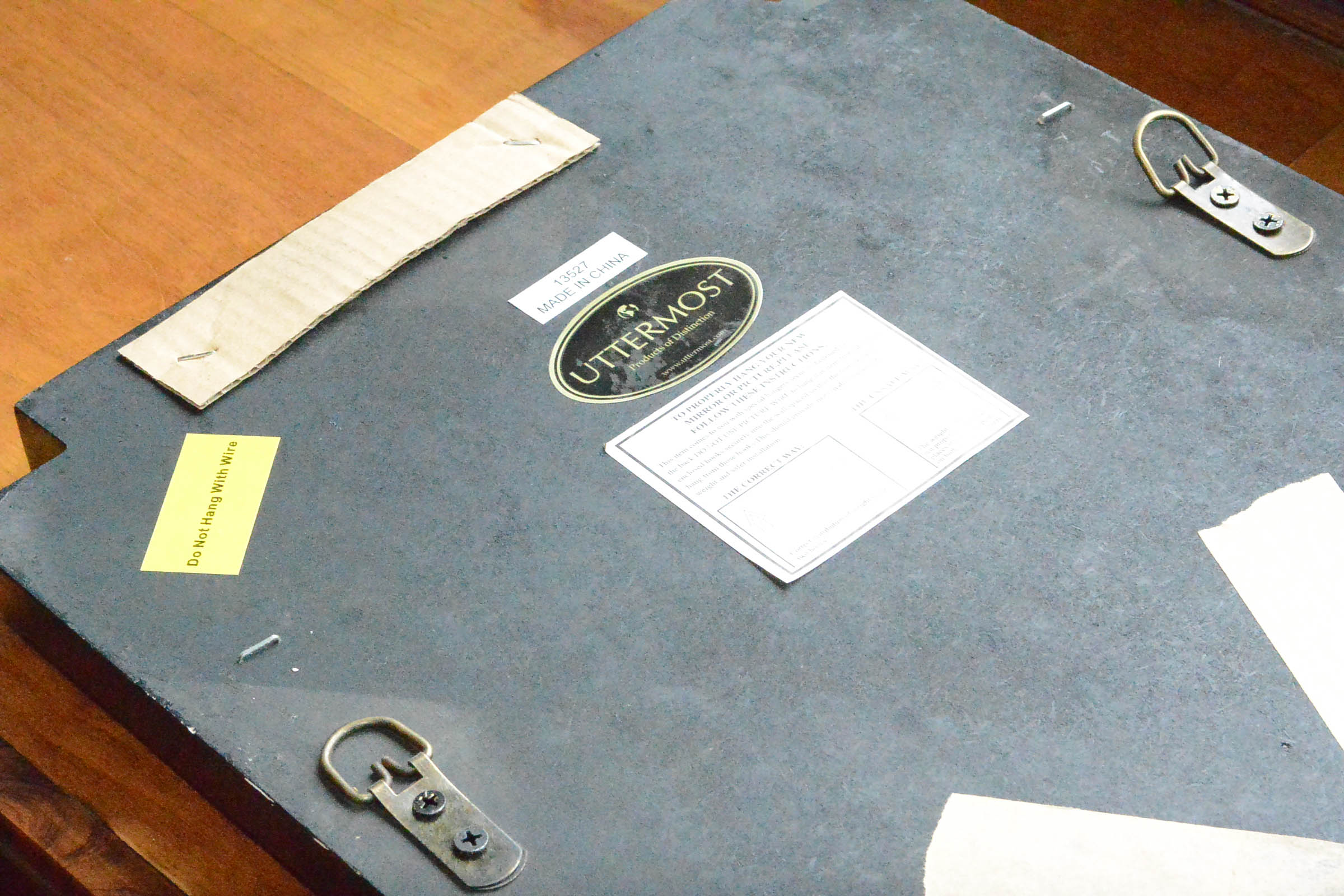 Pair of Carved Wooden Plaques