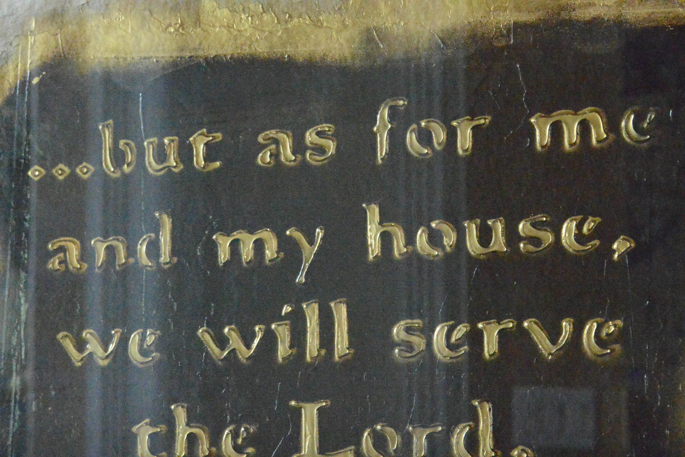 Signed Robert Johnson Proverb Art Piece