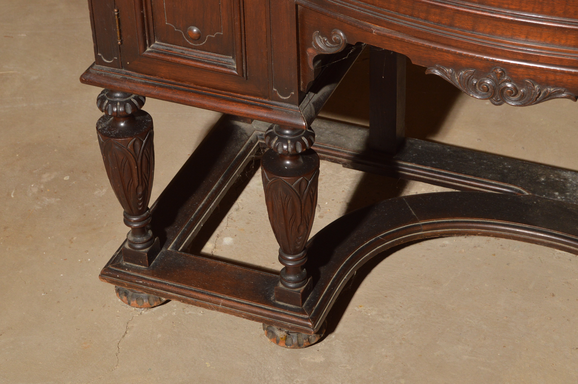 Early 20th Century Highboy China Cabinet