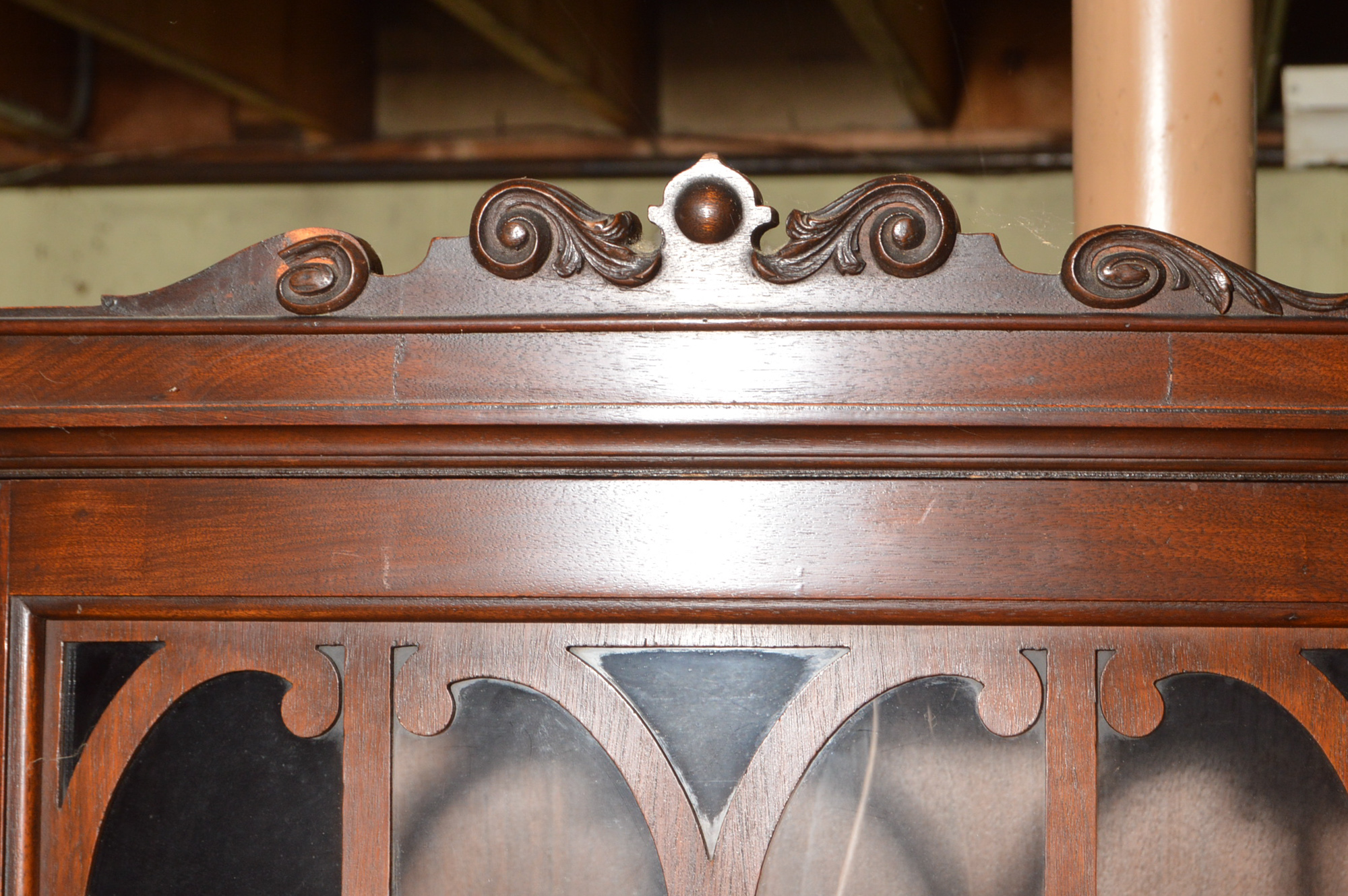 Early 20th Century Highboy China Cabinet