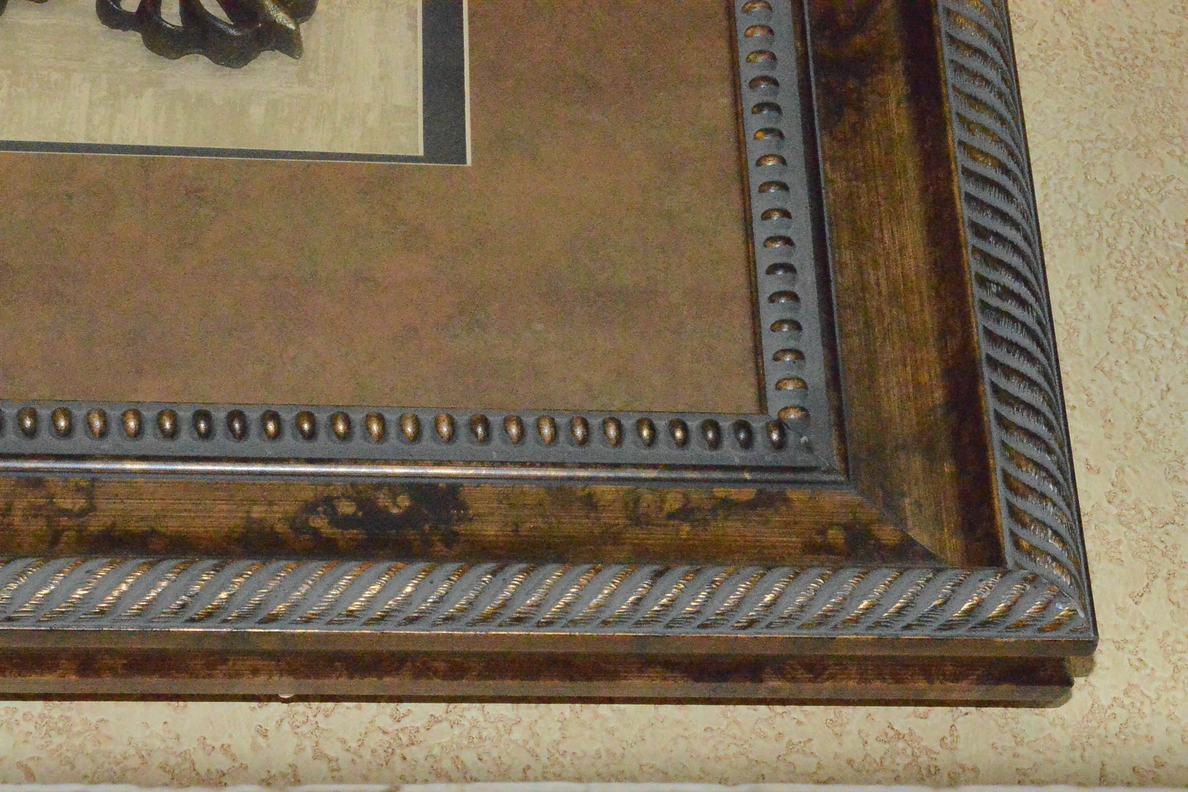 Framed Cast Medallion