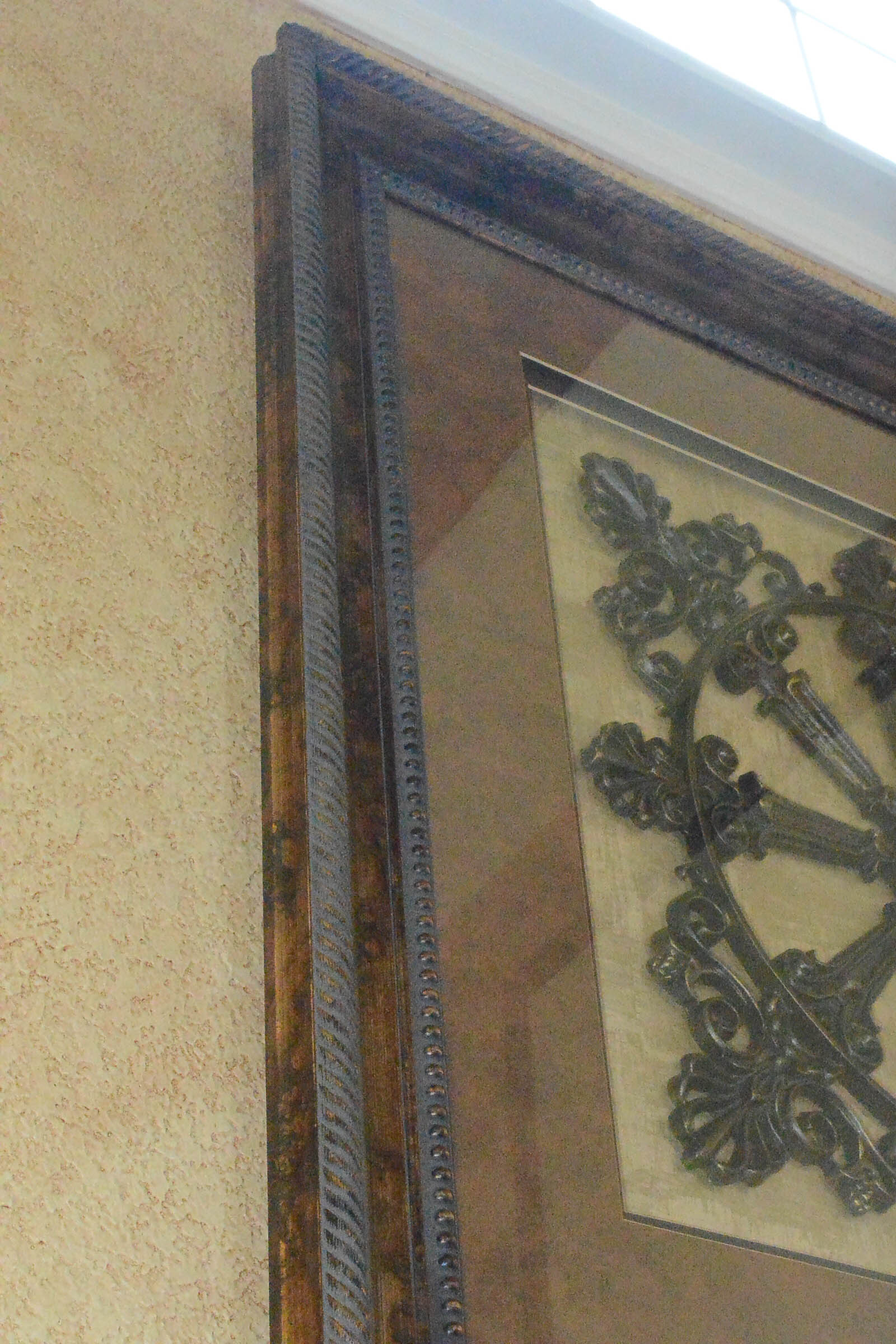 Framed Cast Medallion