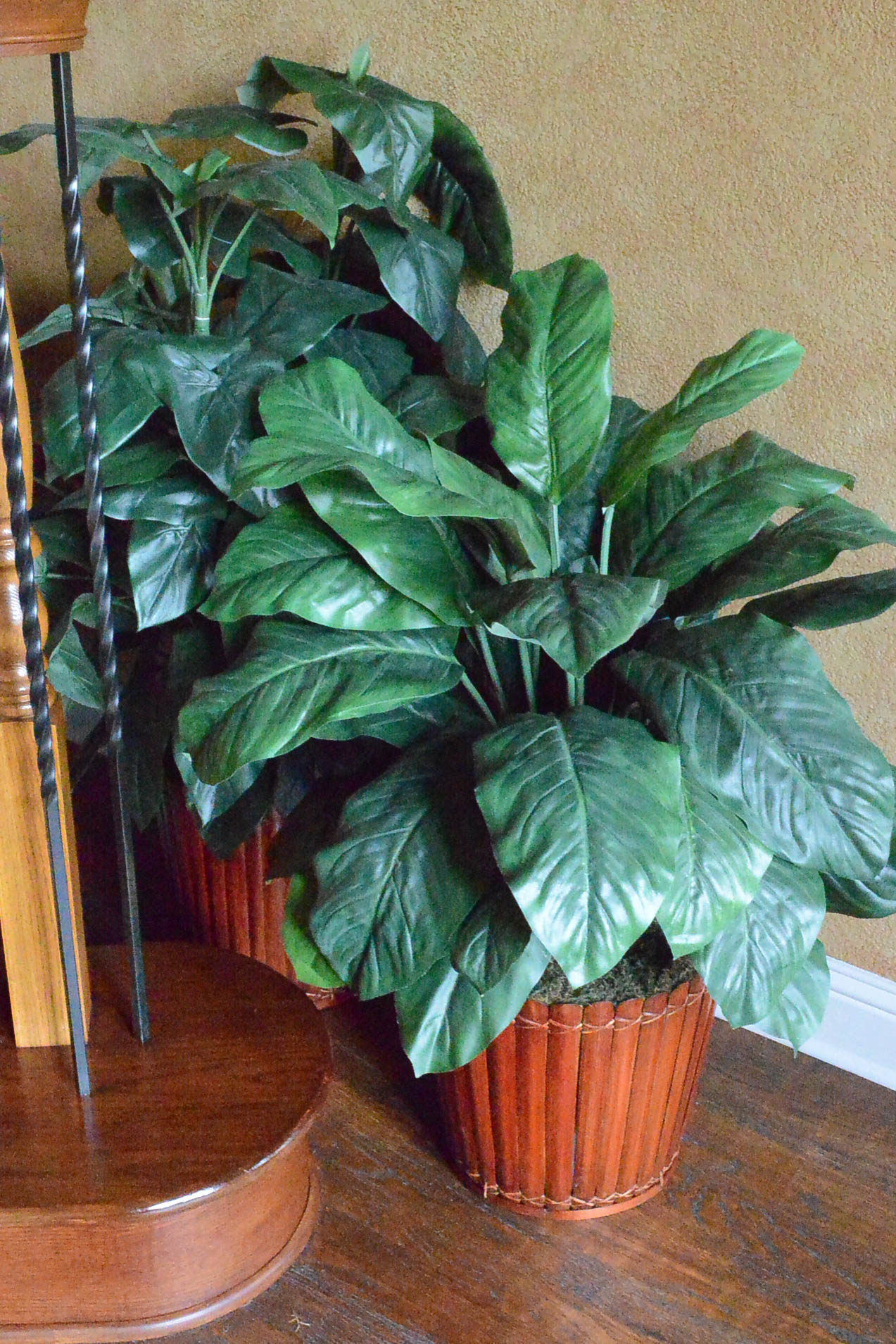 Pair of Large Faux Plants