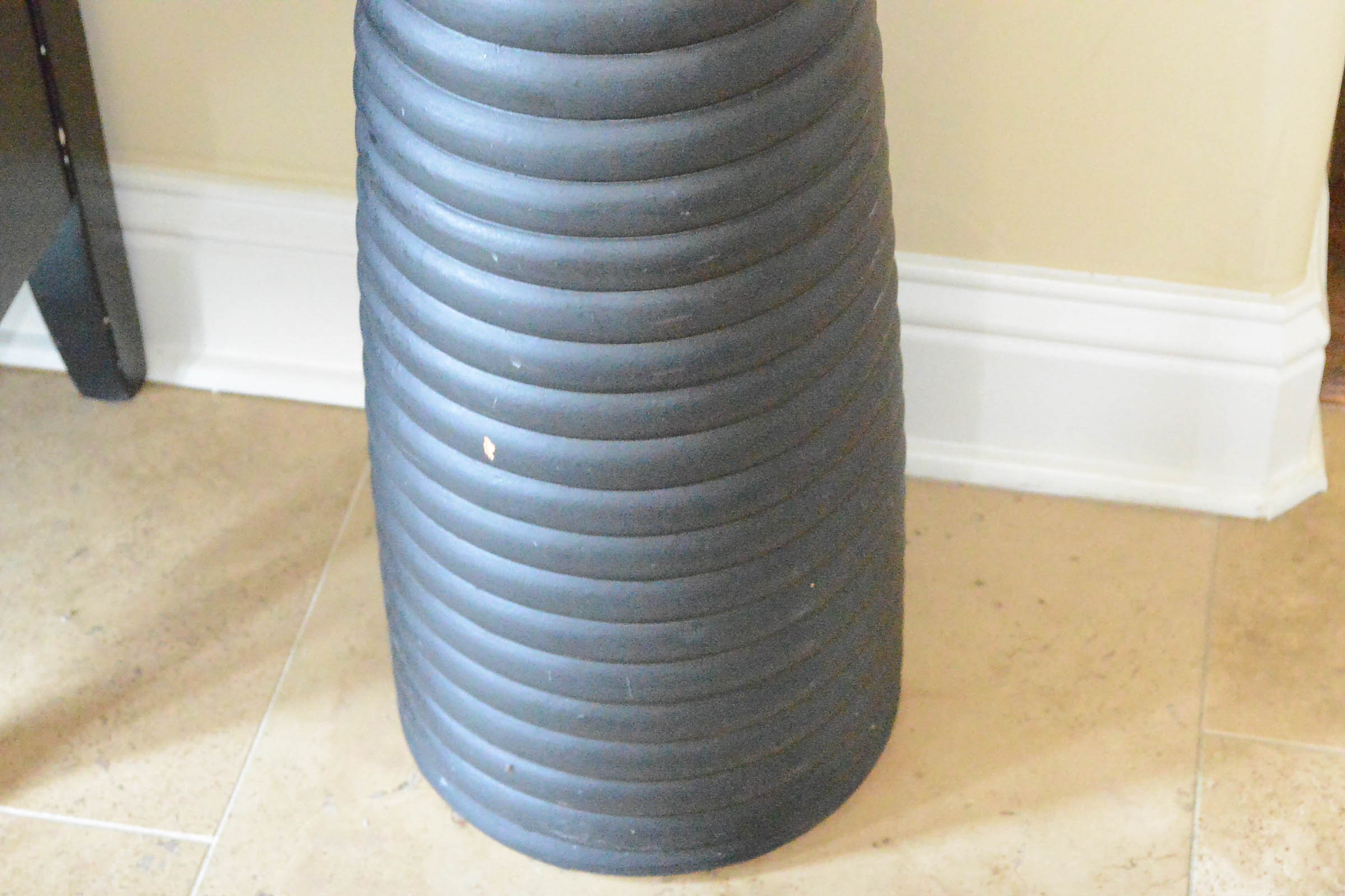 Large Black Floor Vase