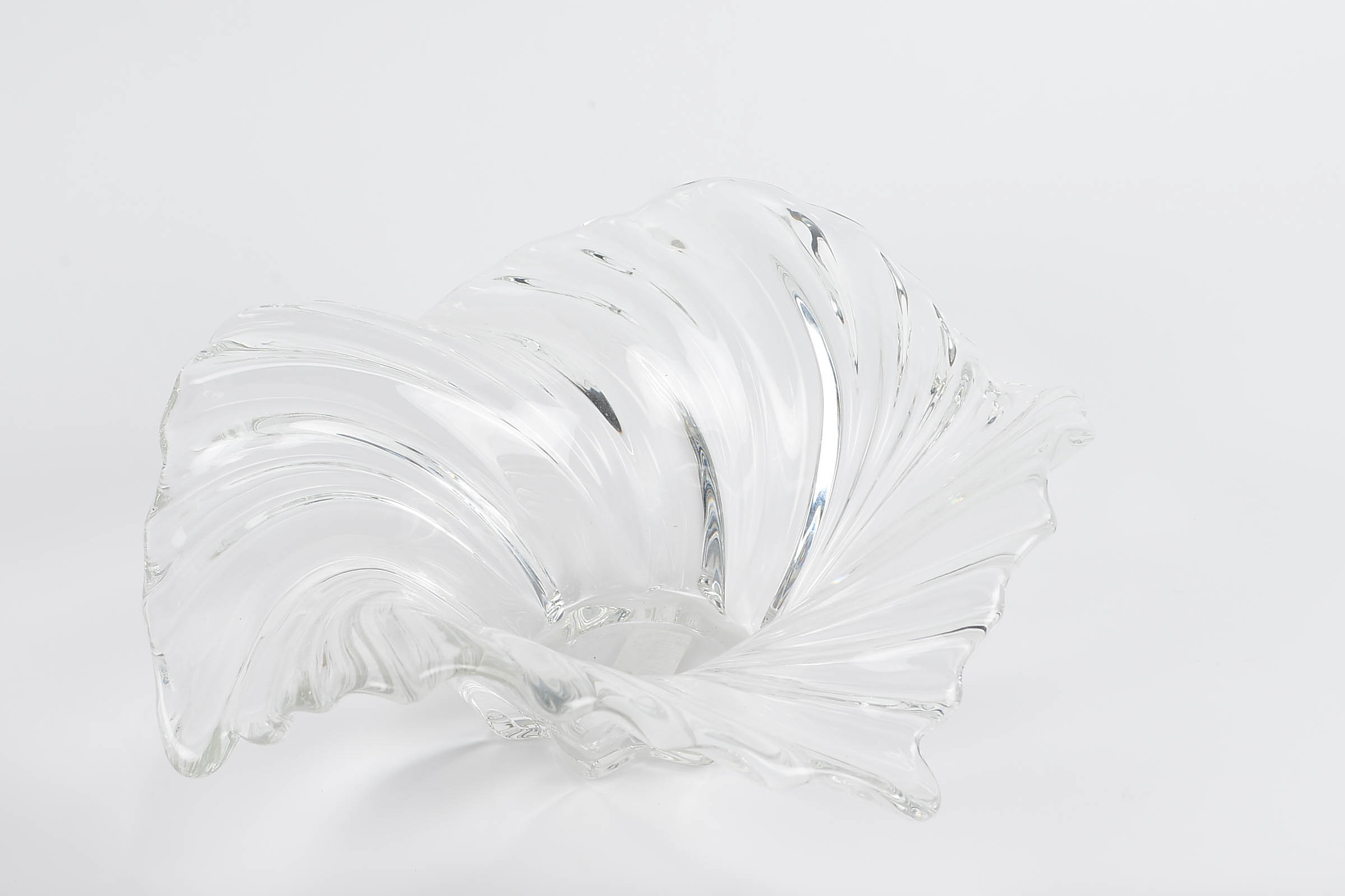 Mikasa "Belle Epoque" Swirled Crystal Bowl