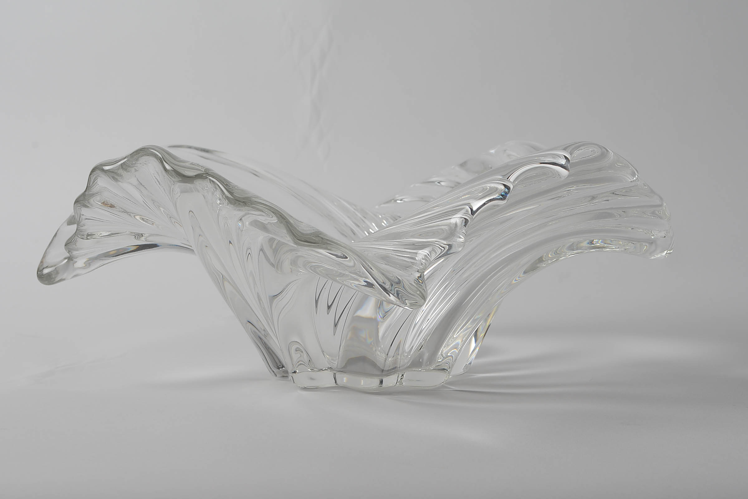 Mikasa "Belle Epoque" Swirled Crystal Bowl