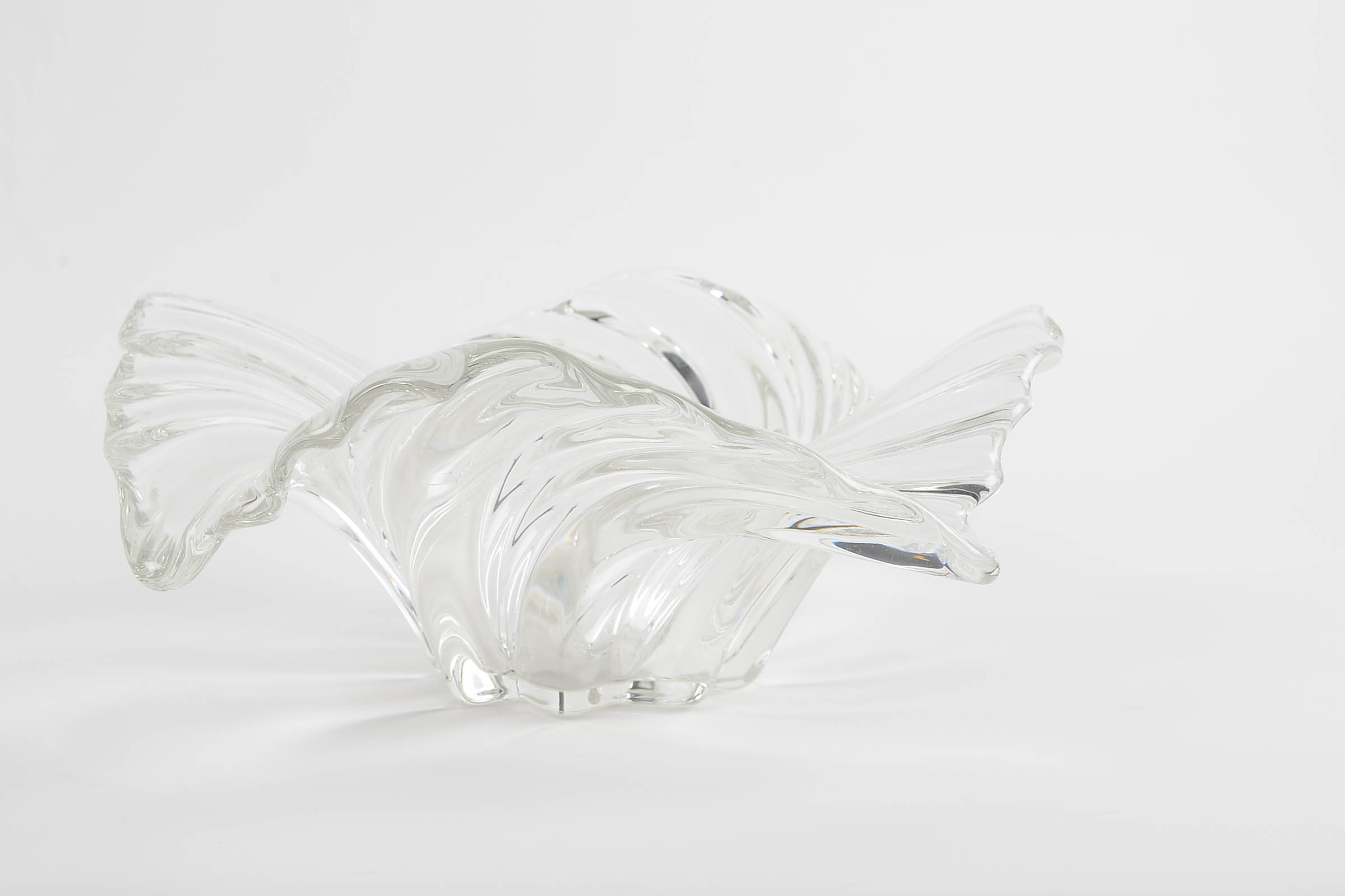 Mikasa "Belle Epoque" Swirled Crystal Bowl
