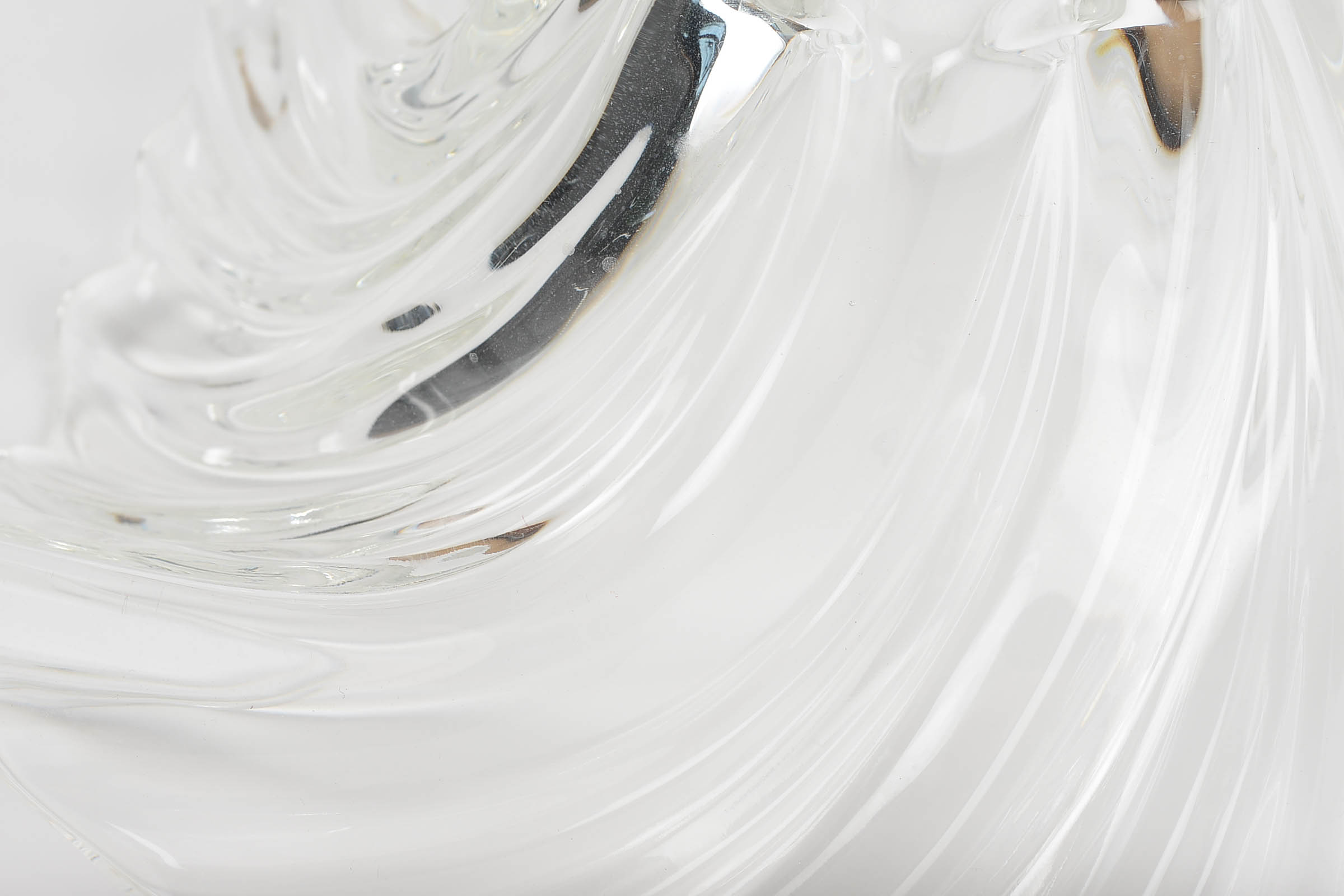 Mikasa "Belle Epoque" Swirled Crystal Bowl