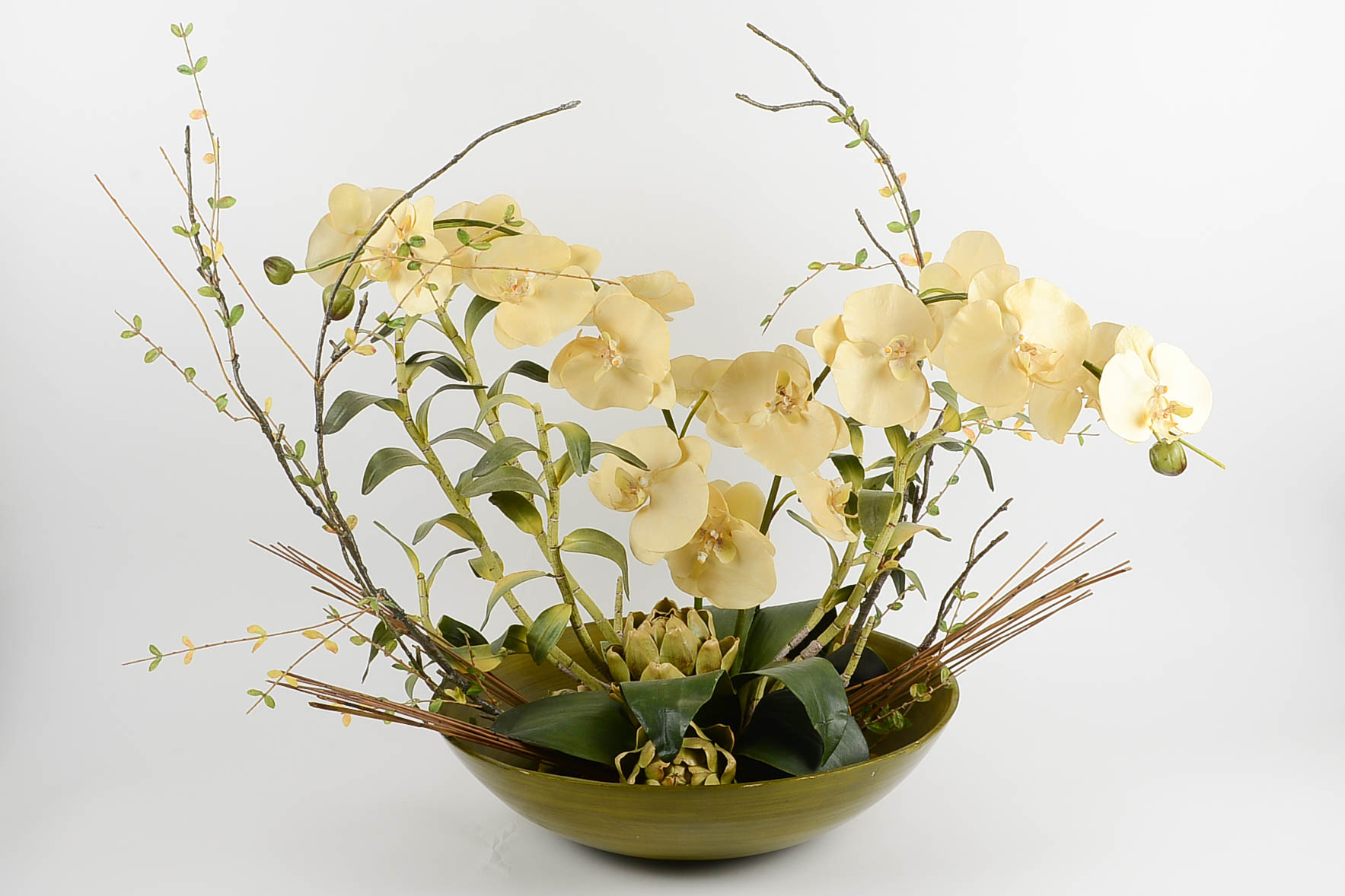 Faux Orchid Arrangement