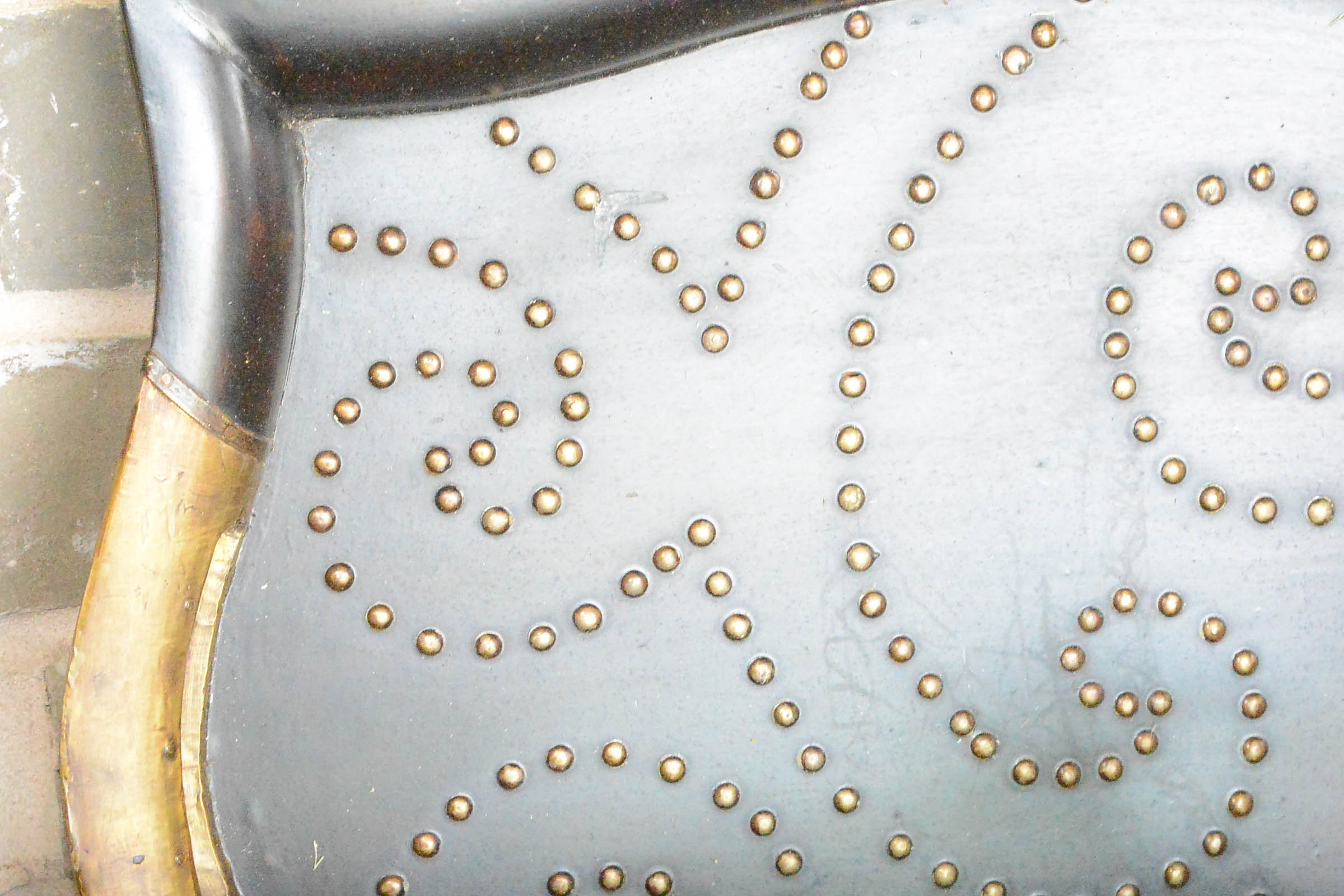 Pair of Wooden Trays and Two Glass Bottles