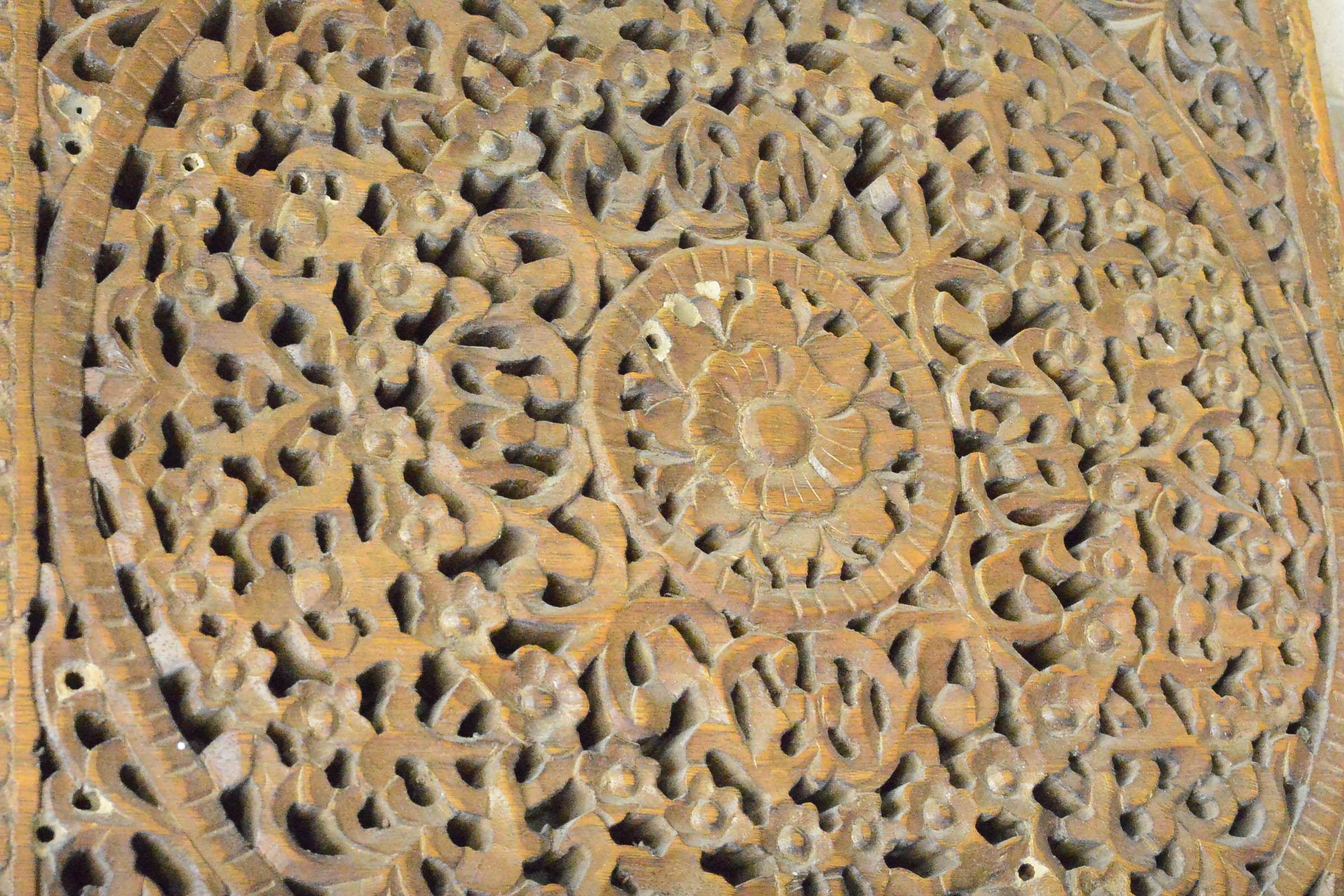 Balinese Carved Teak Wall Panels