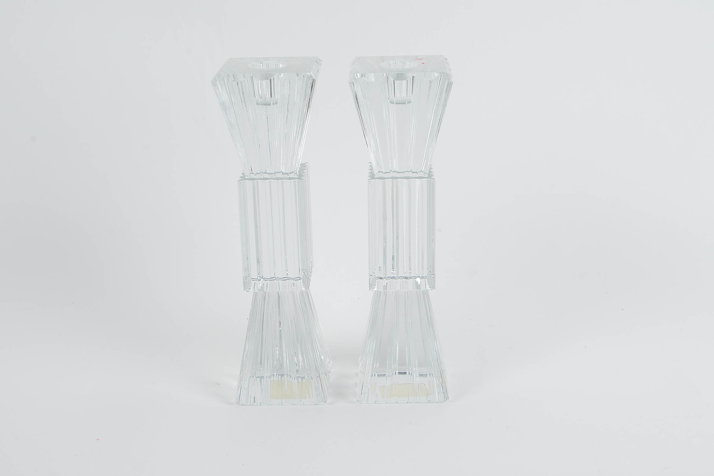 Pair of Crystal Candlesticks