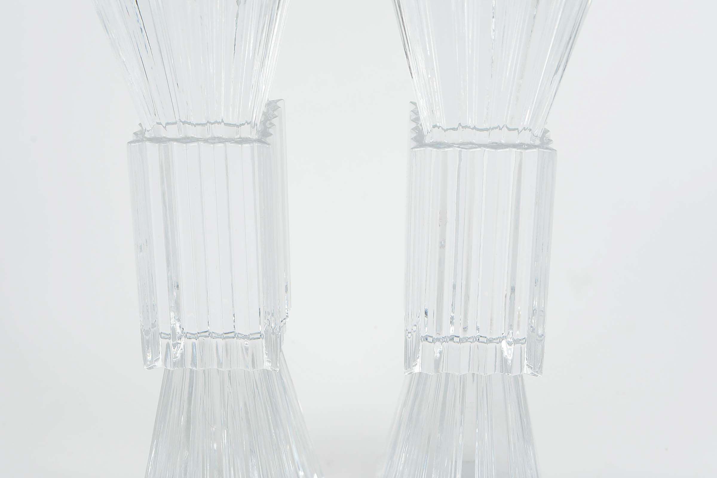 Pair of Crystal Candlesticks