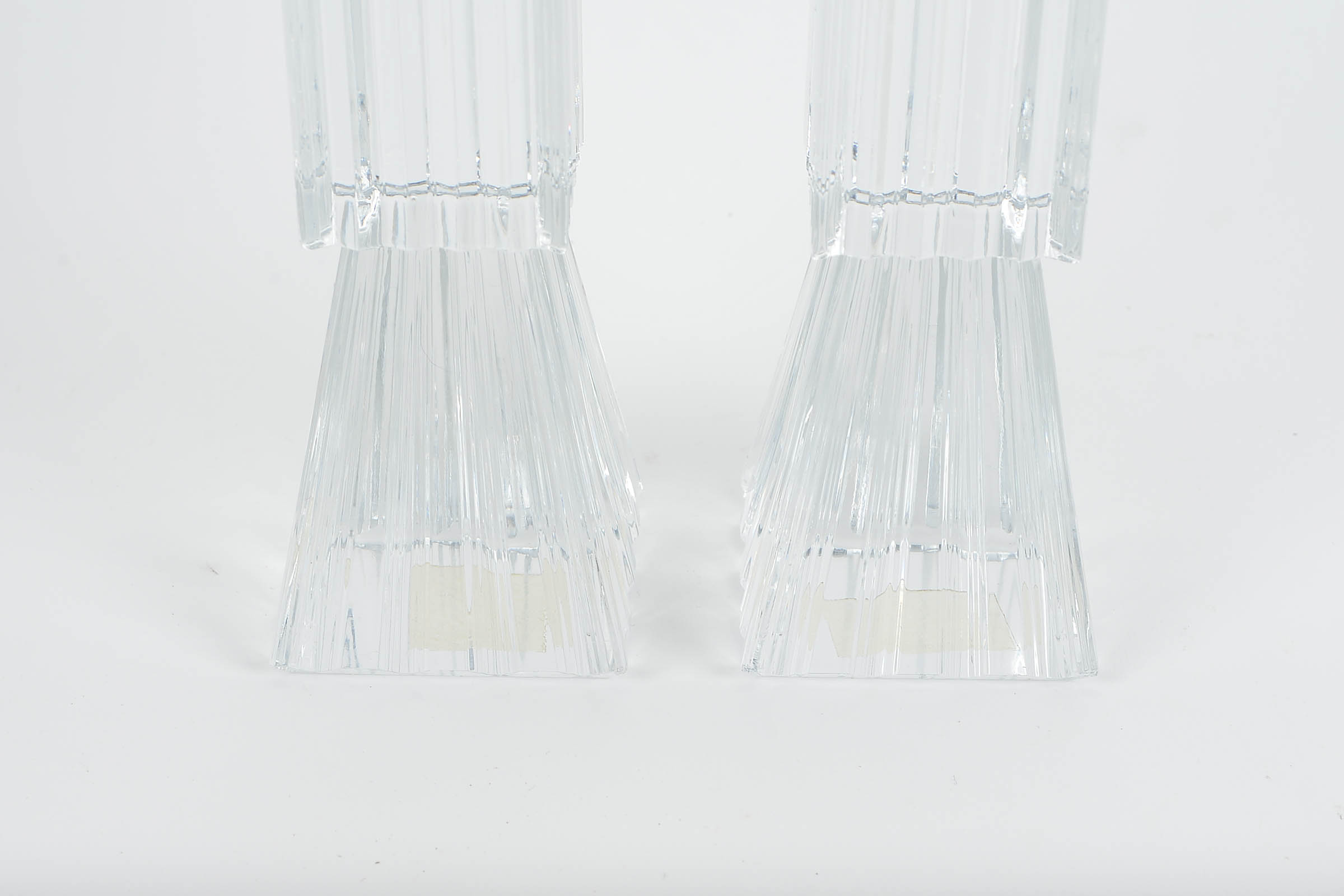 Pair of Crystal Candlesticks