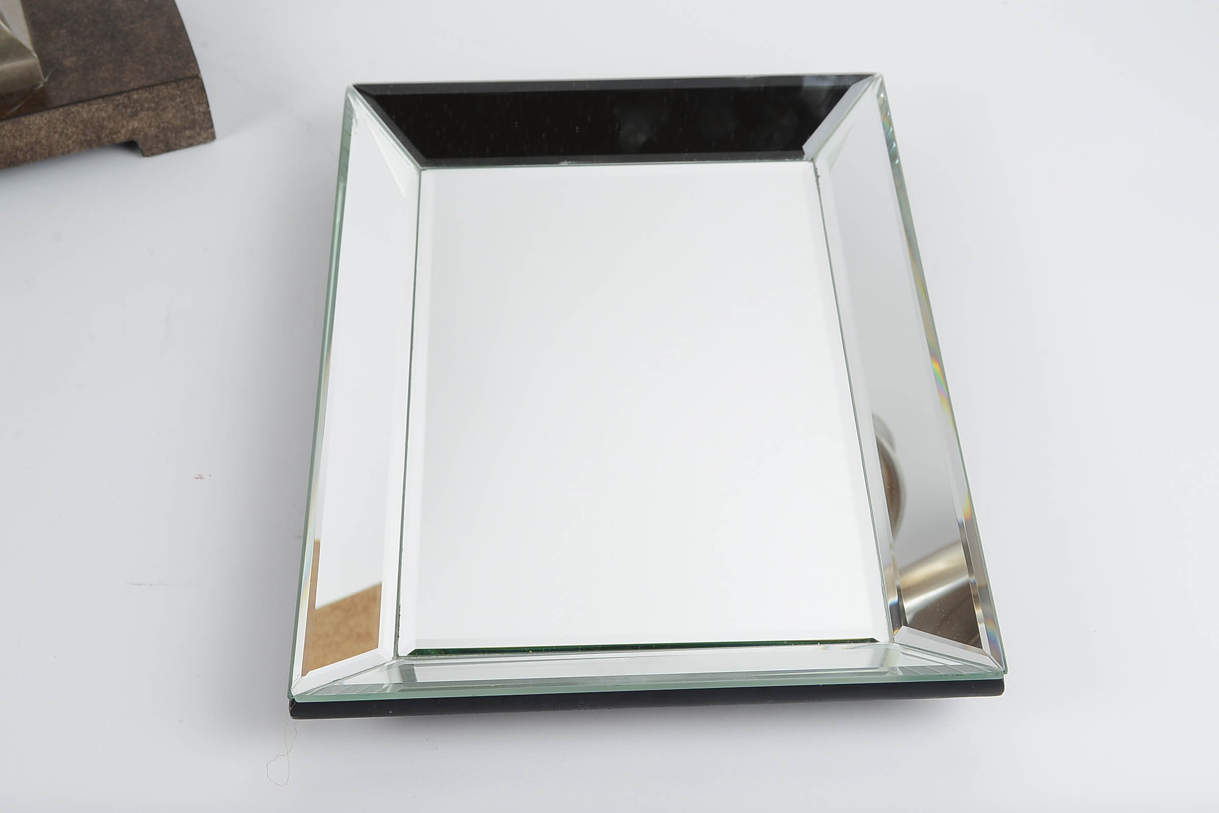 Rotating Mirror and Mirrored Tray