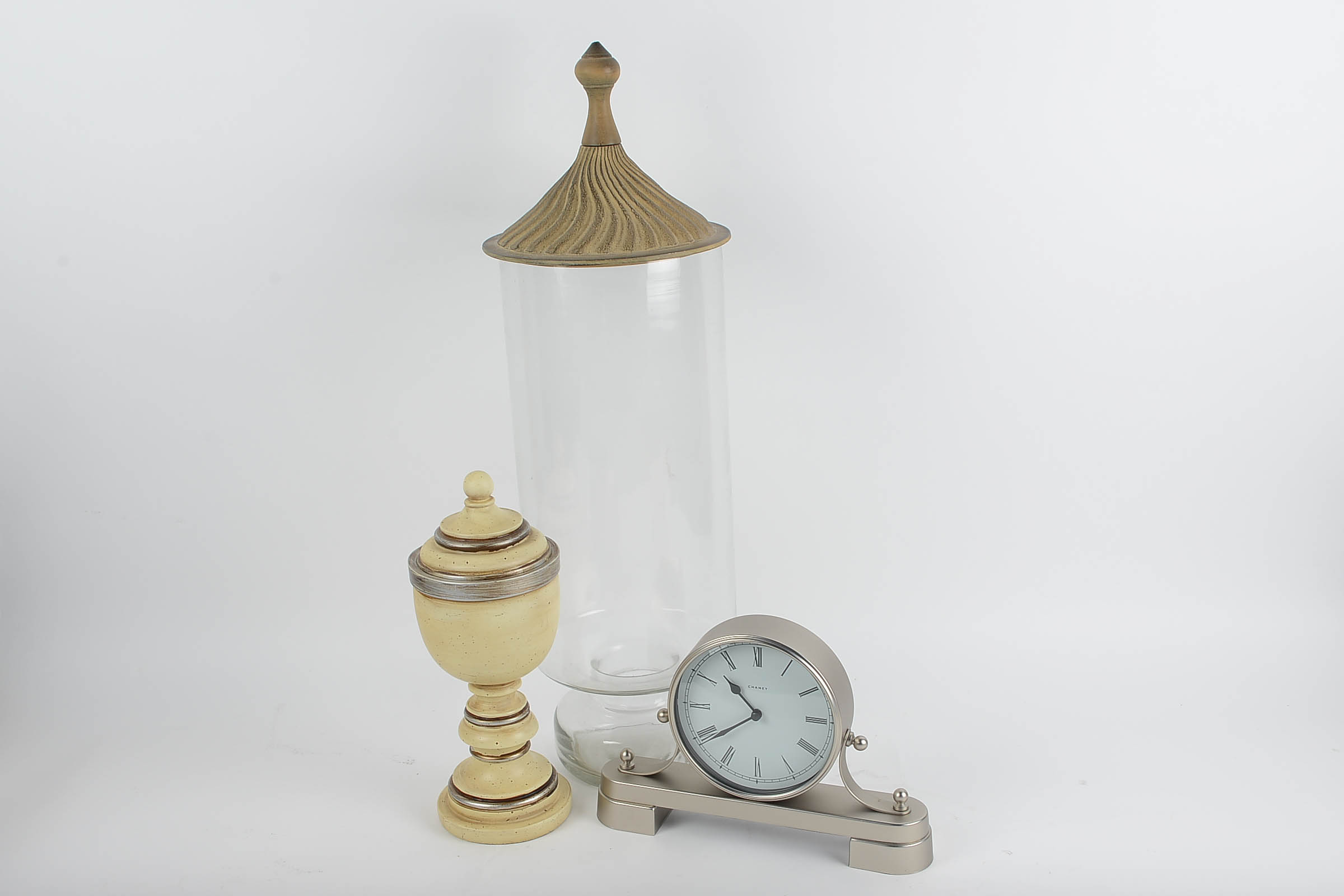 Selection of Home Decor including Chaney Clock