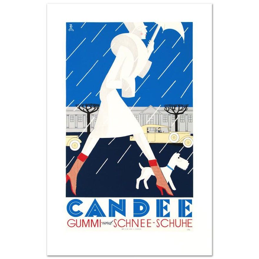 RE Society After Eduardo Garcia Benito Hand Pulled Lithograph "Candee"